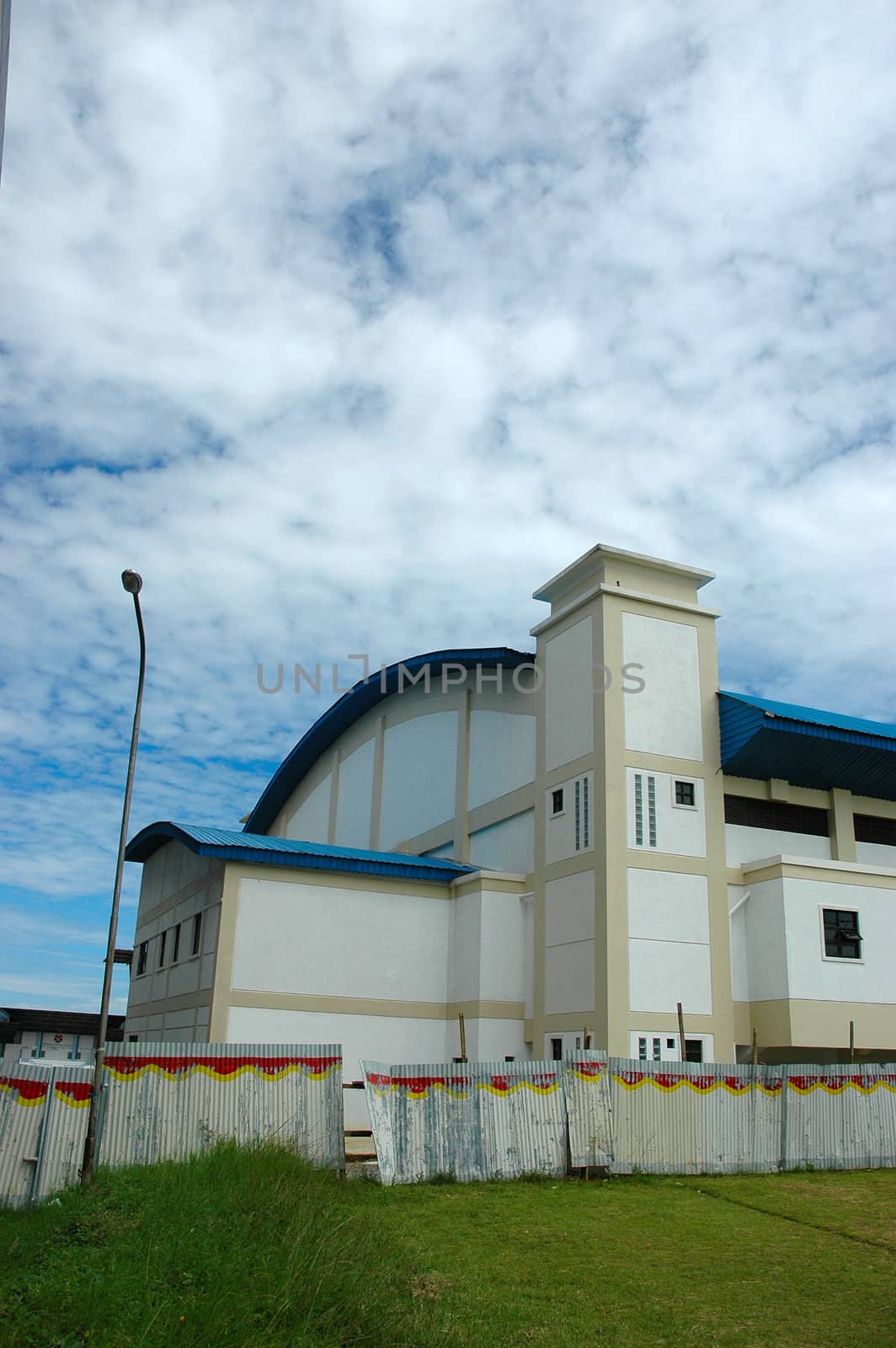 sport hall with modern design and architecture