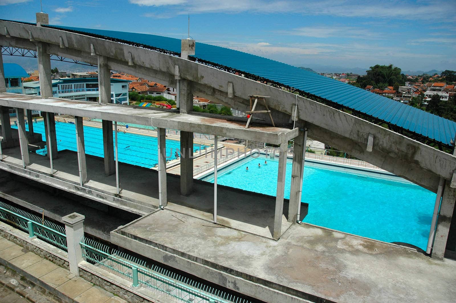 new building under construction with concrete structure