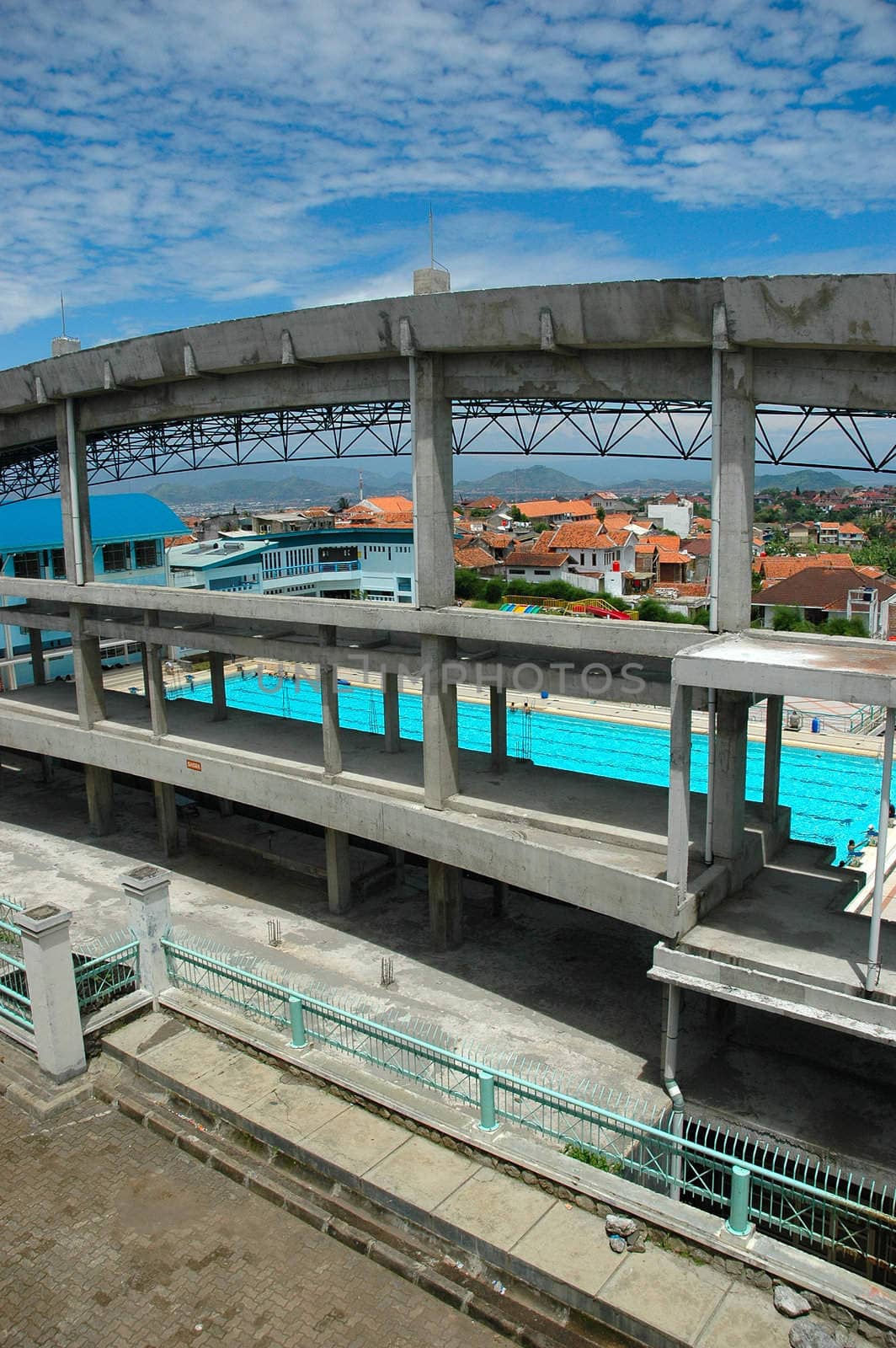 new building under construction with concrete structure