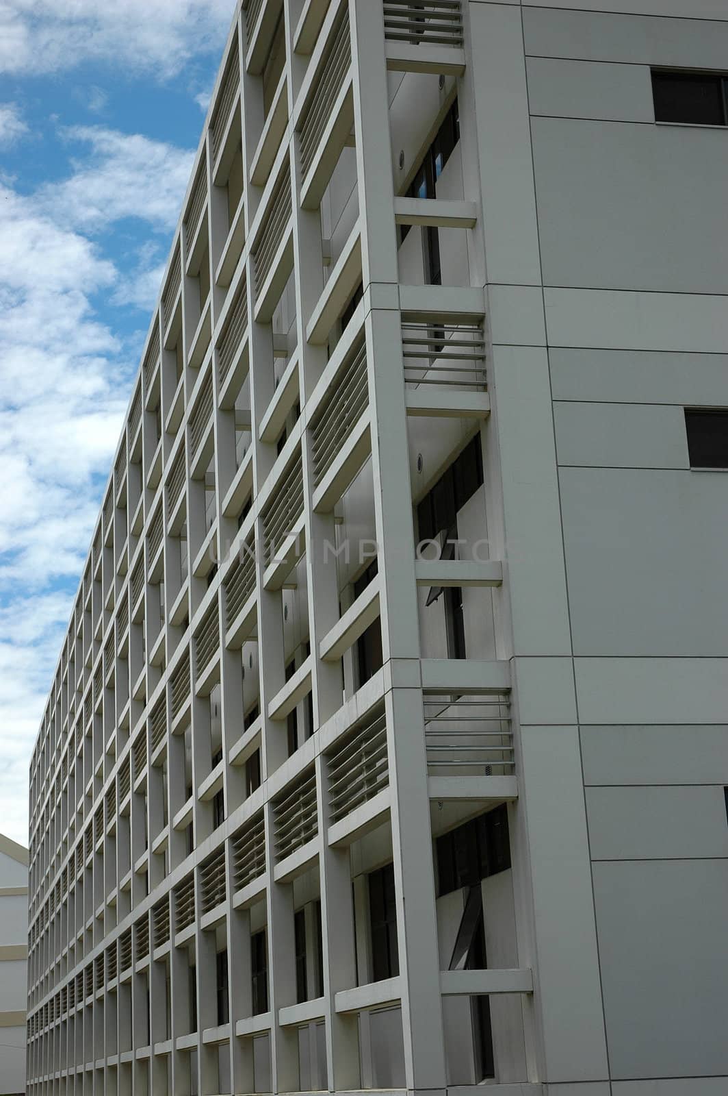 university building with modern design and architecture
