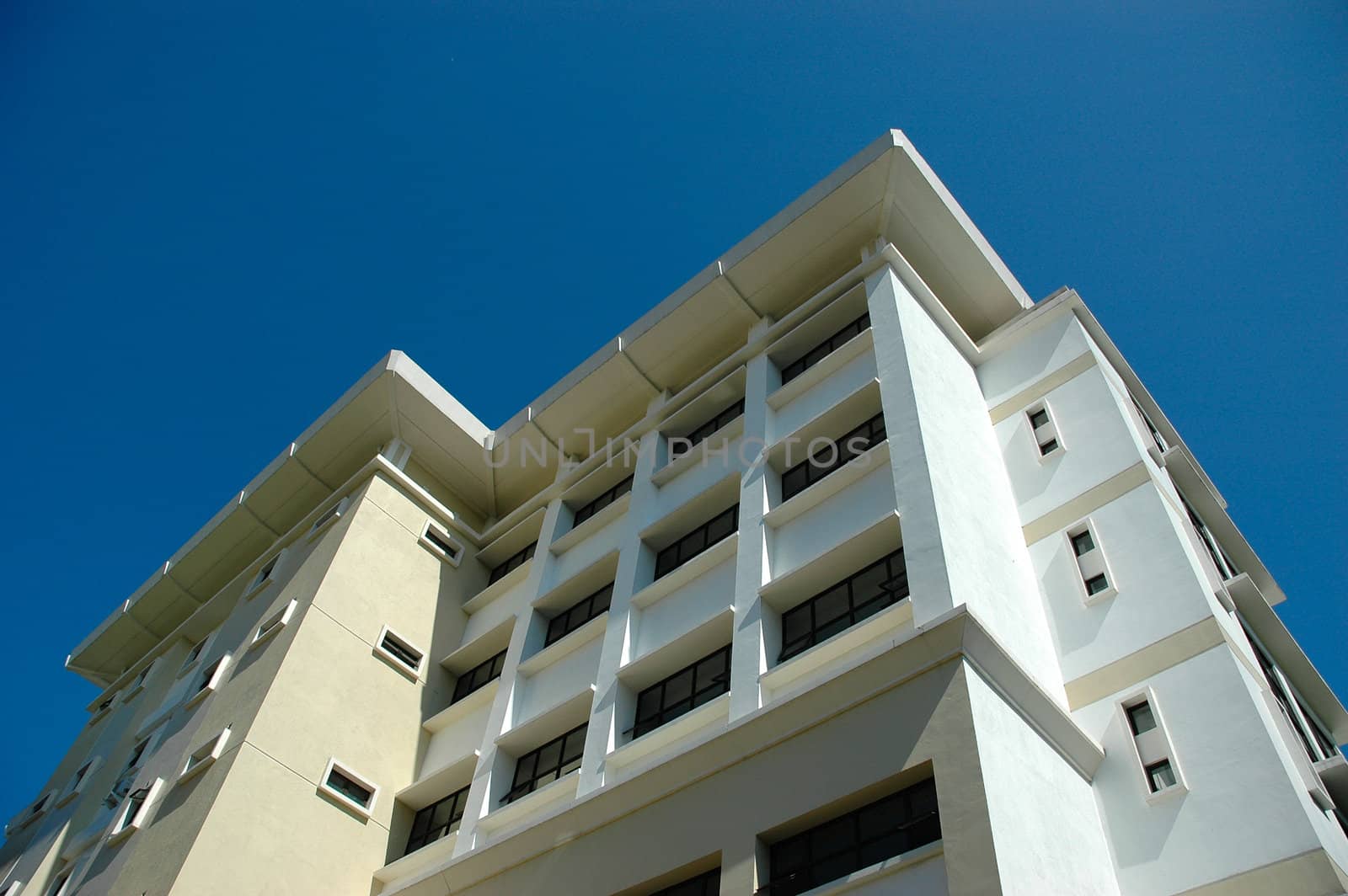 university building with modern design and architecture

