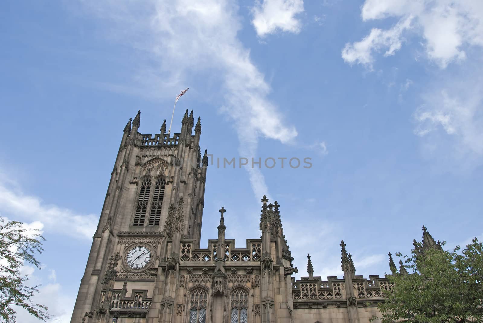 The Clocktower of an English Cathedral
