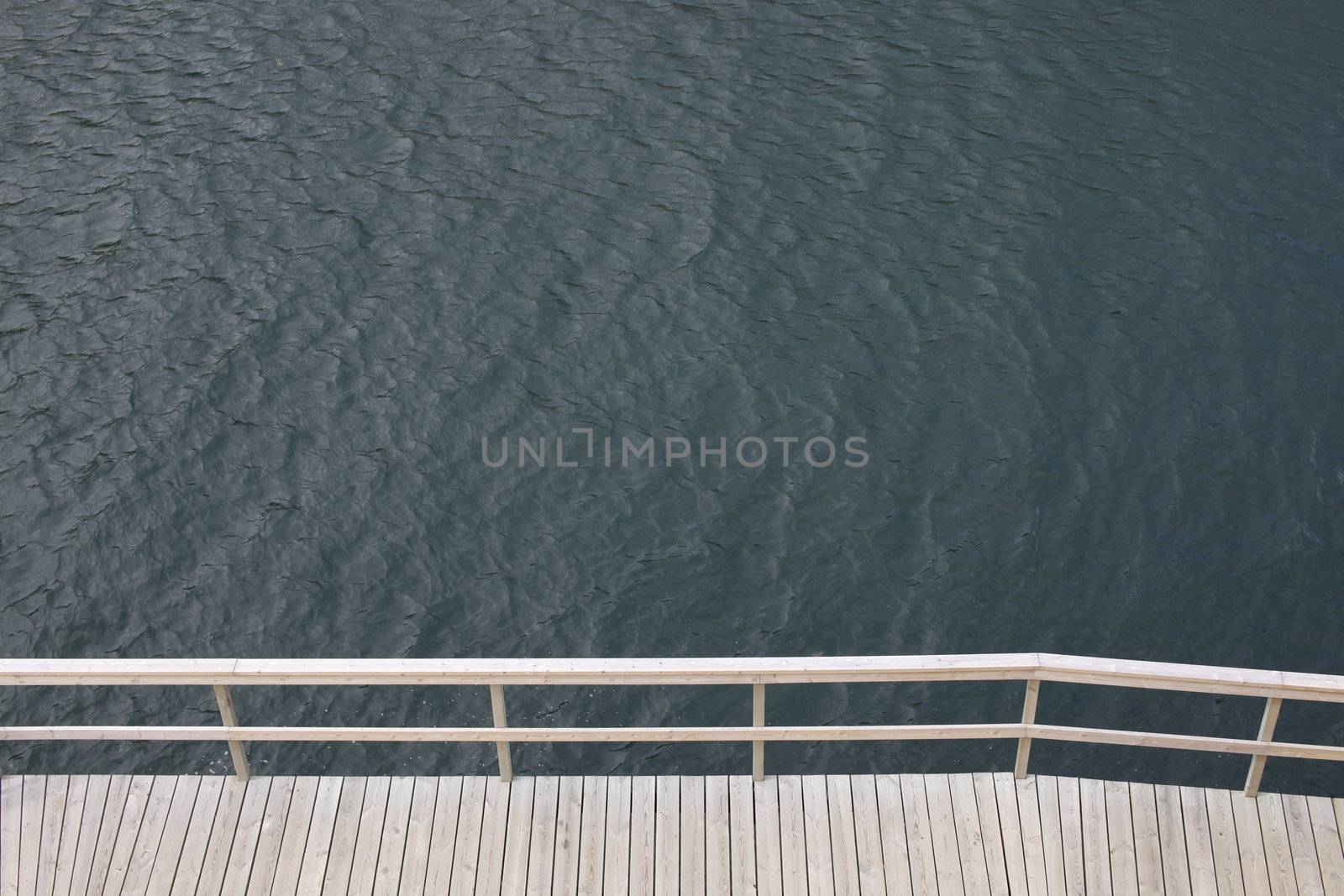 footbridge at the sea