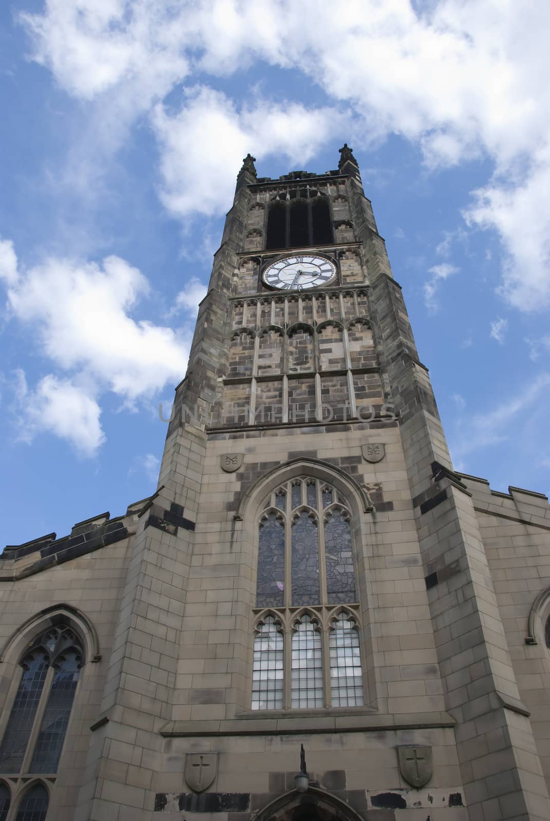 The Clocktower and Facade of a Yorkshire Church
