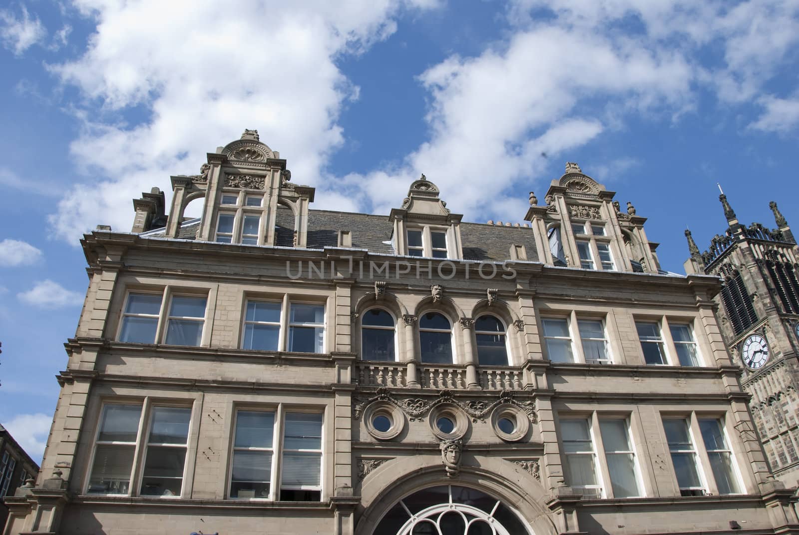 A Nineteenth Century Ornate Office Block in a Yorkshire Town