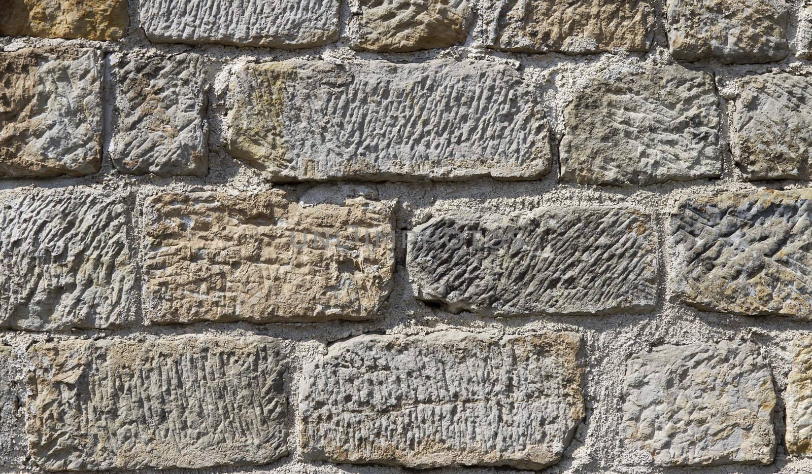background or texture of a massive stone wall