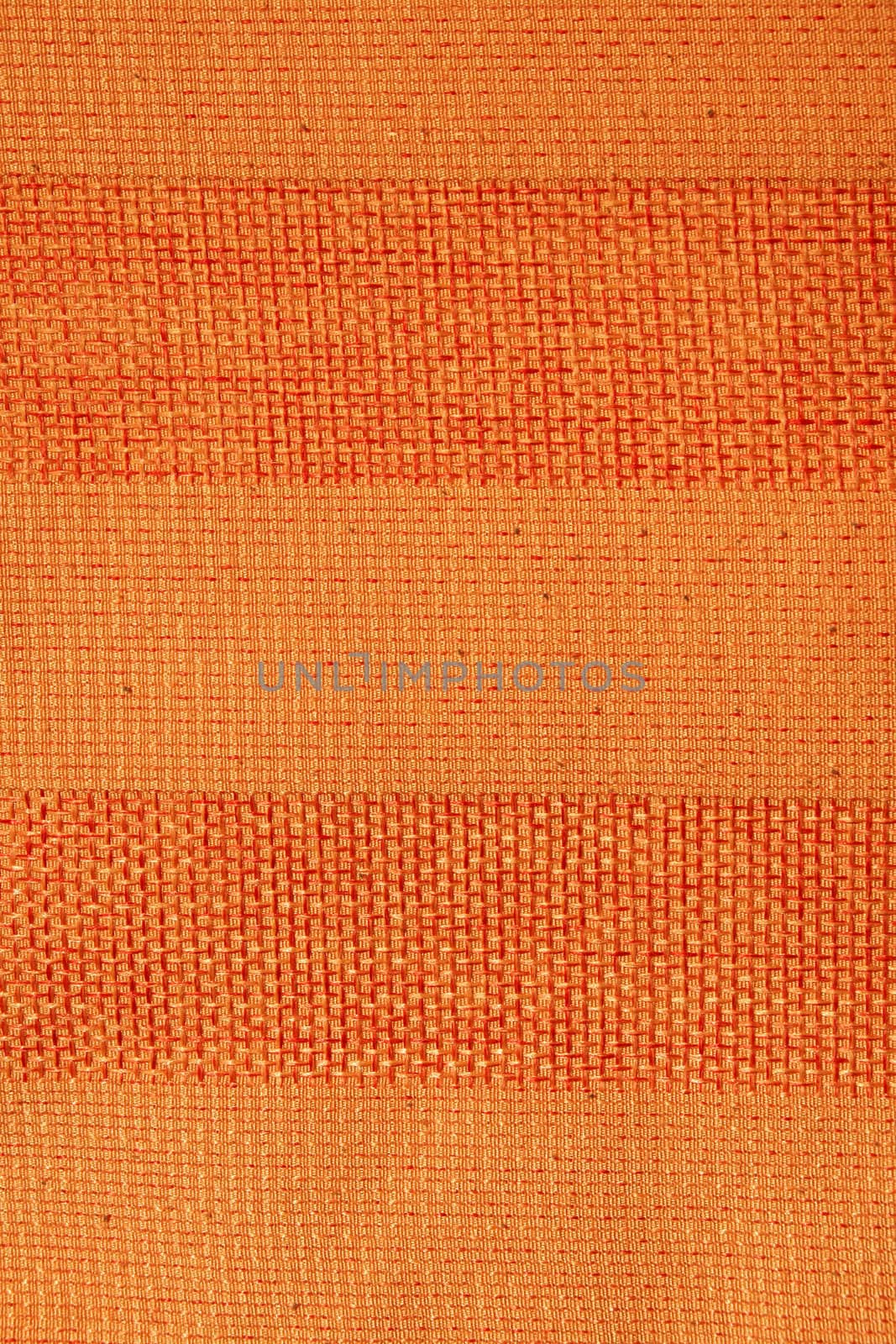 Close-up of an orange cotton fabric