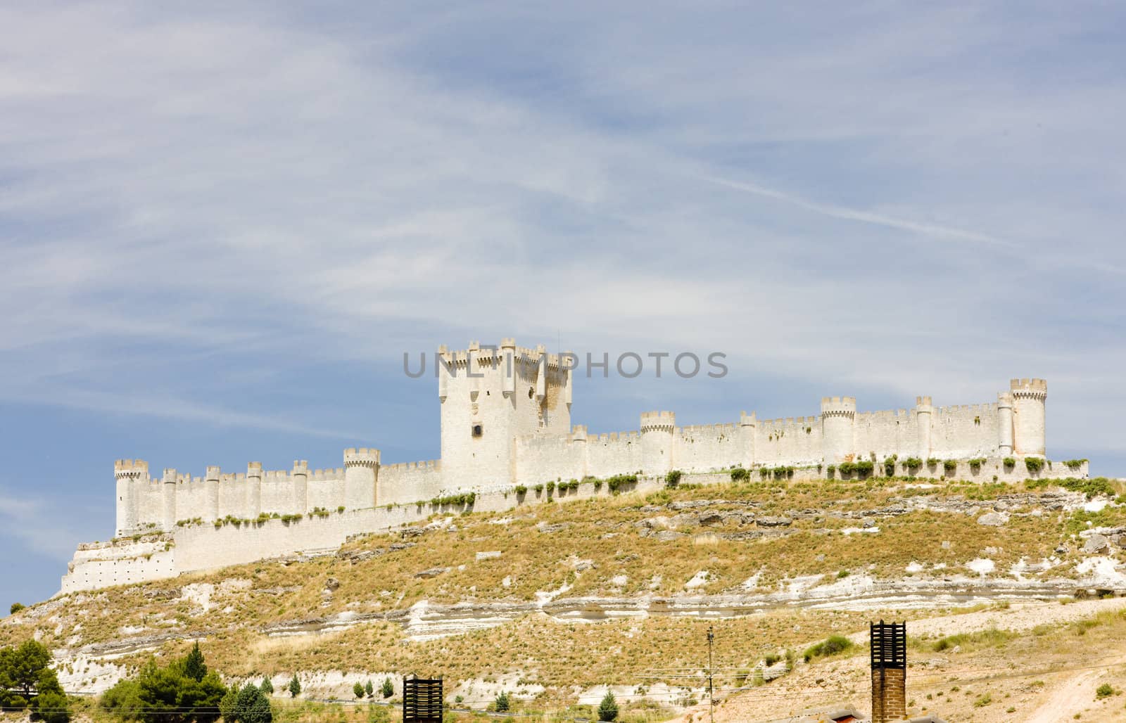 Penafiel Castle, Valladolid Province, Castile and Leon, Spain