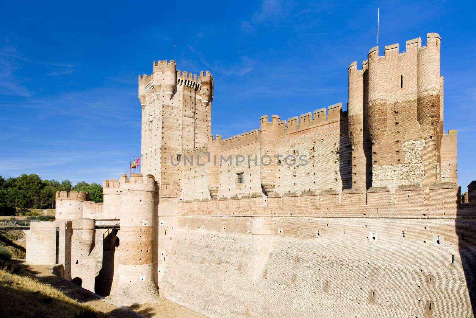 La Mota Castle, Medina del Campo, Valladolid Province, Castile and Leon, Spain