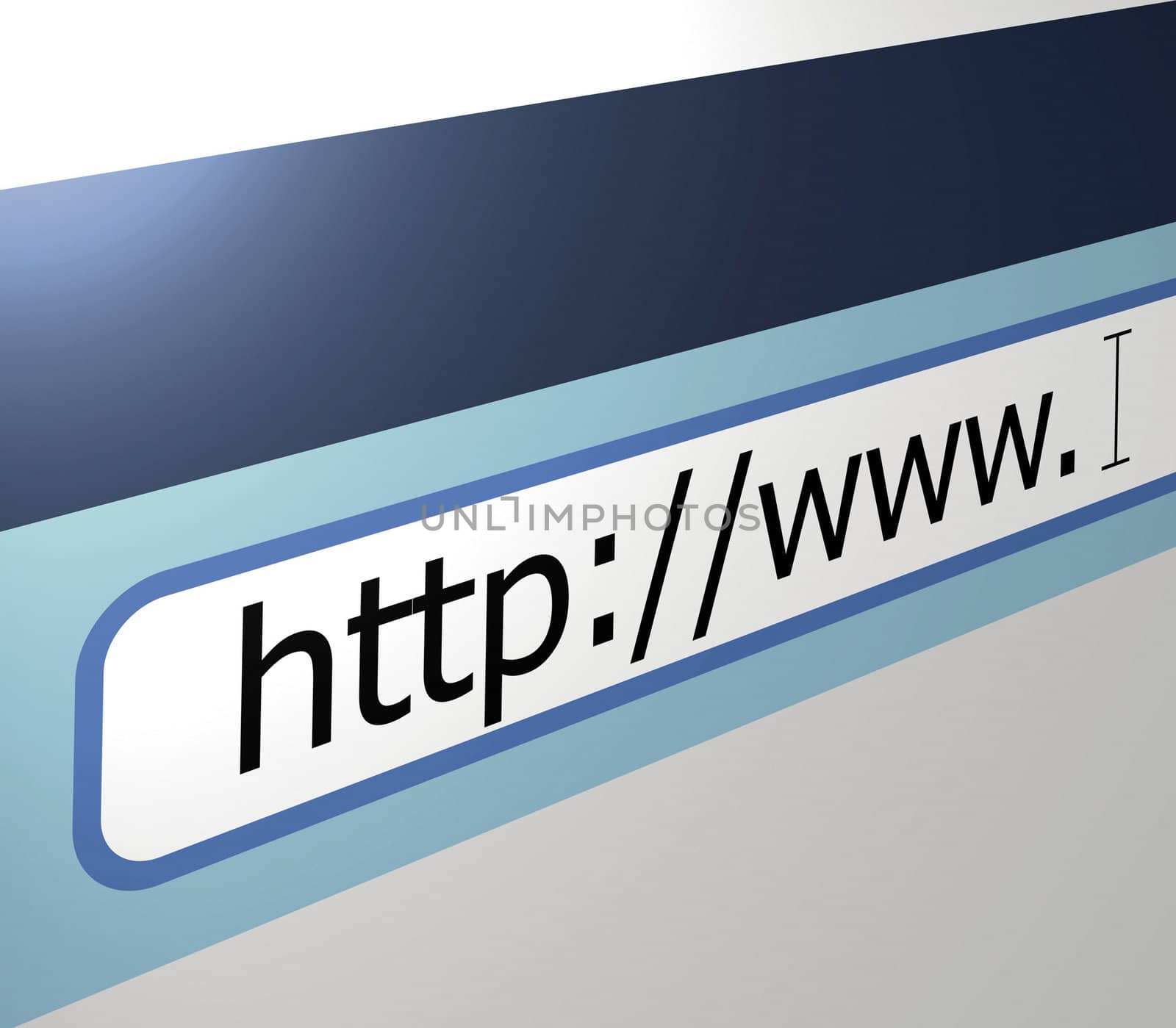 Illustration of World wide web browser address line