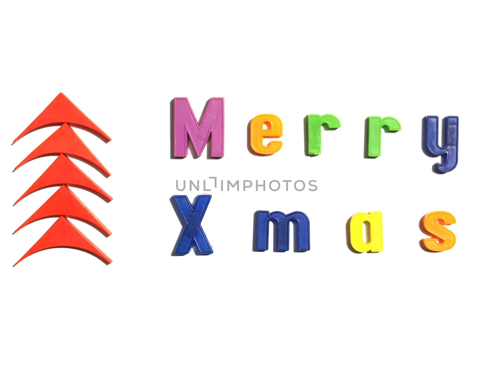 Tangram game toy Merry Christmas