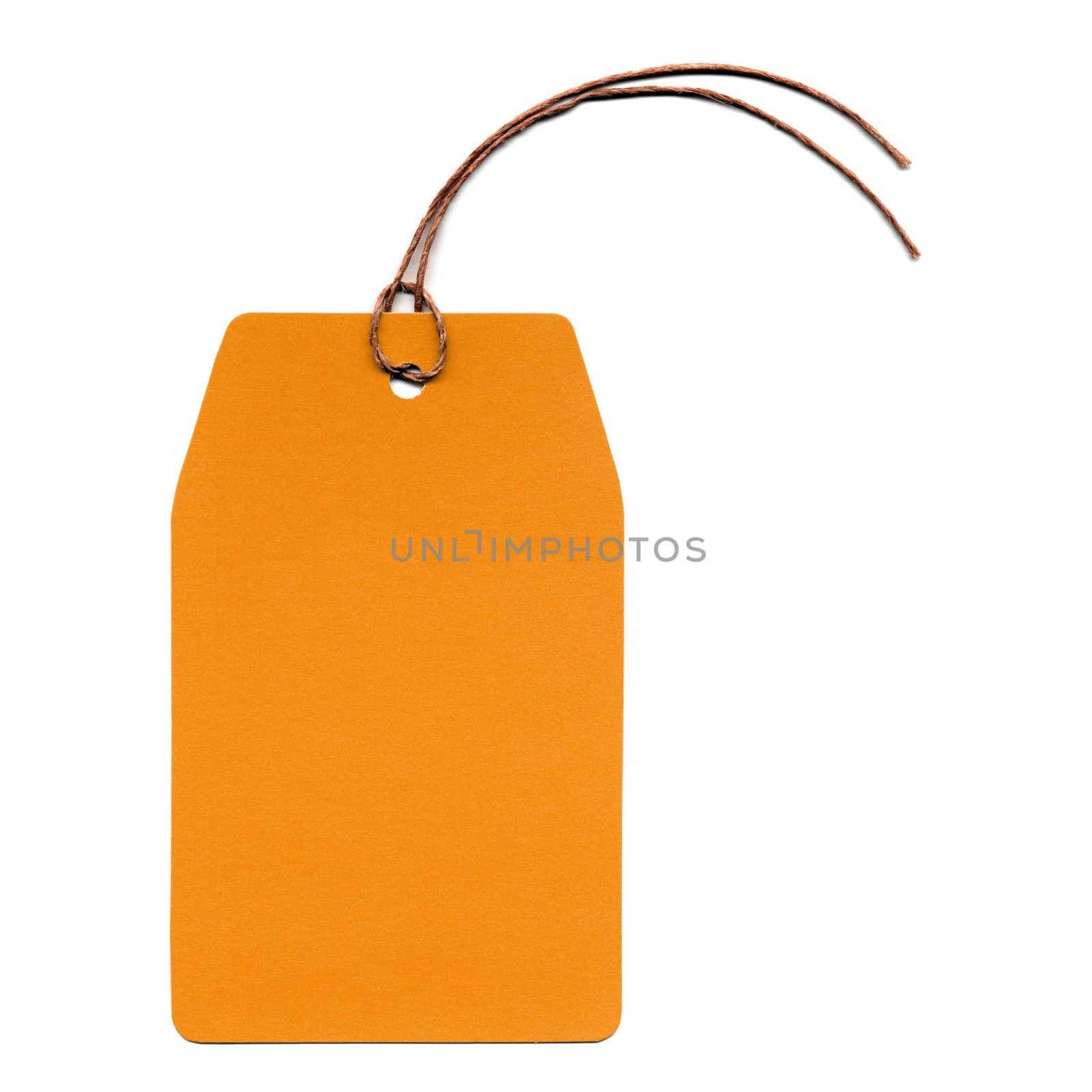 Tag or address label with string