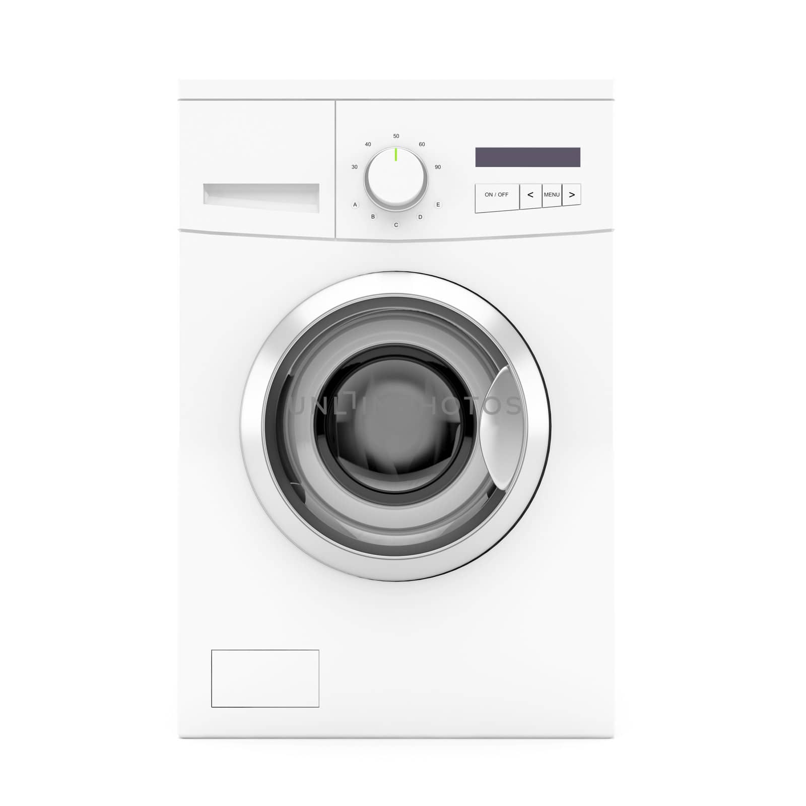 Washing machine - front view by magraphics
