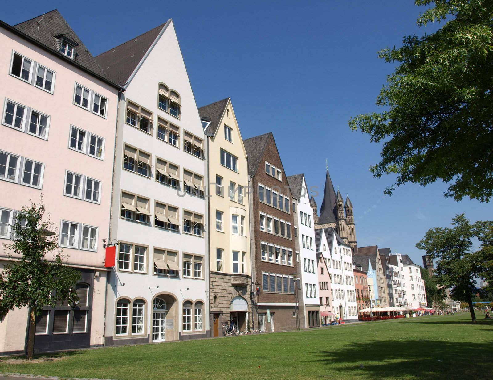 Historical traditional houses in Koeln (Koln), Germany