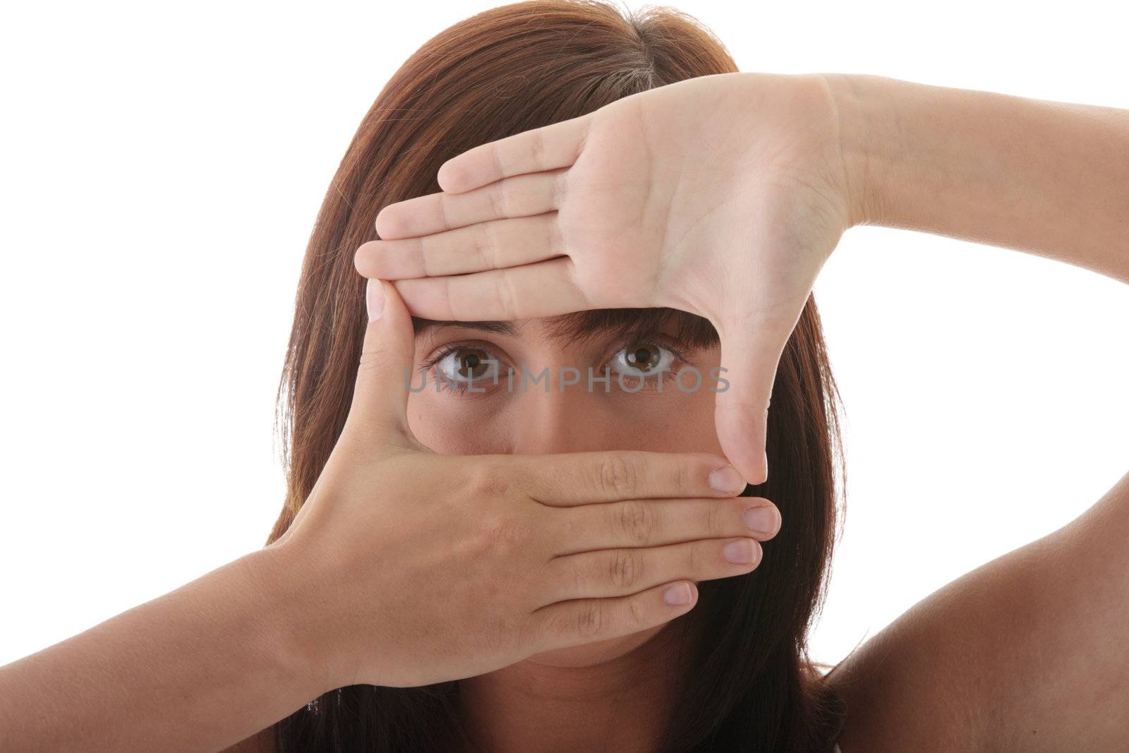 Young woman portrait - with face expression