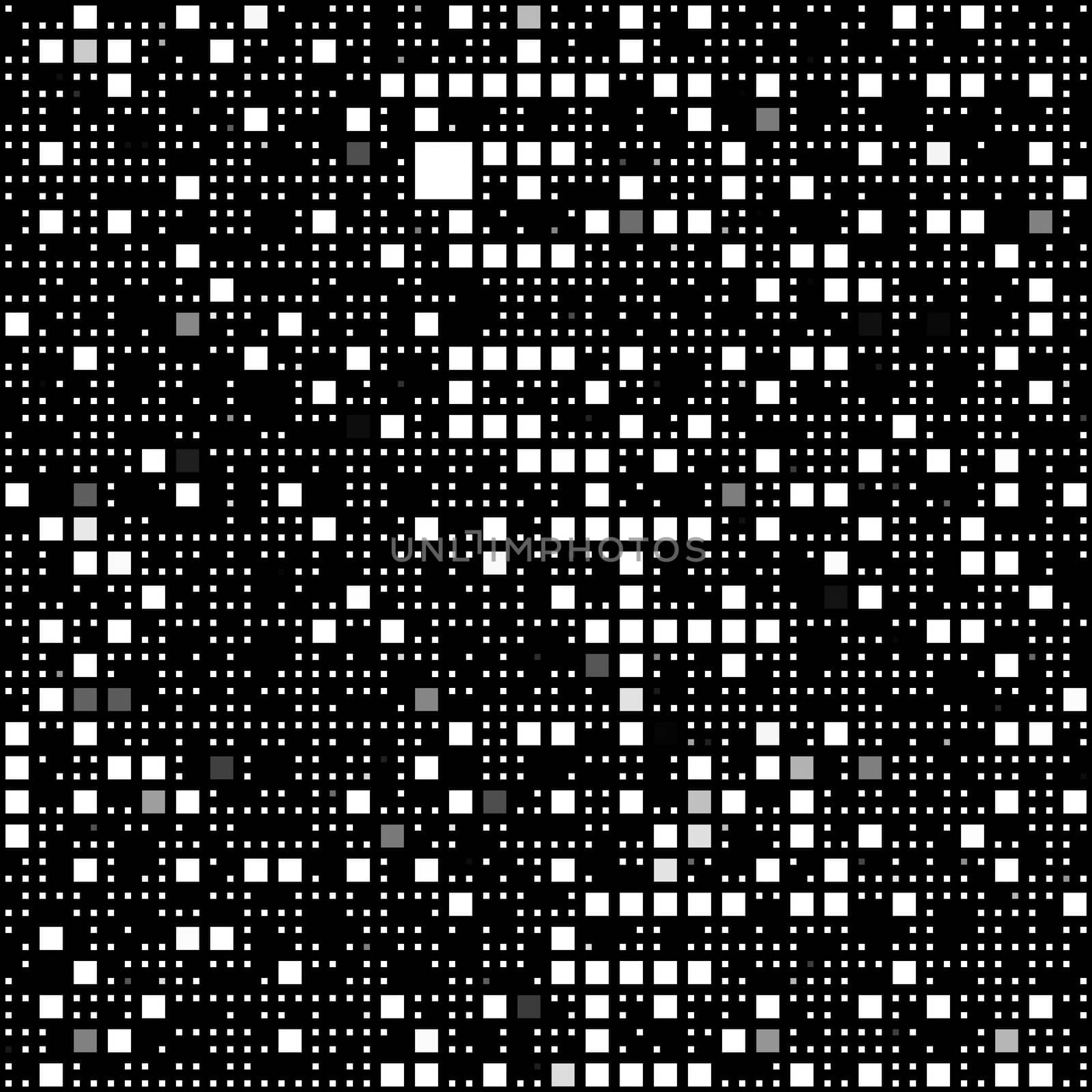 black and white block pattern by weknow