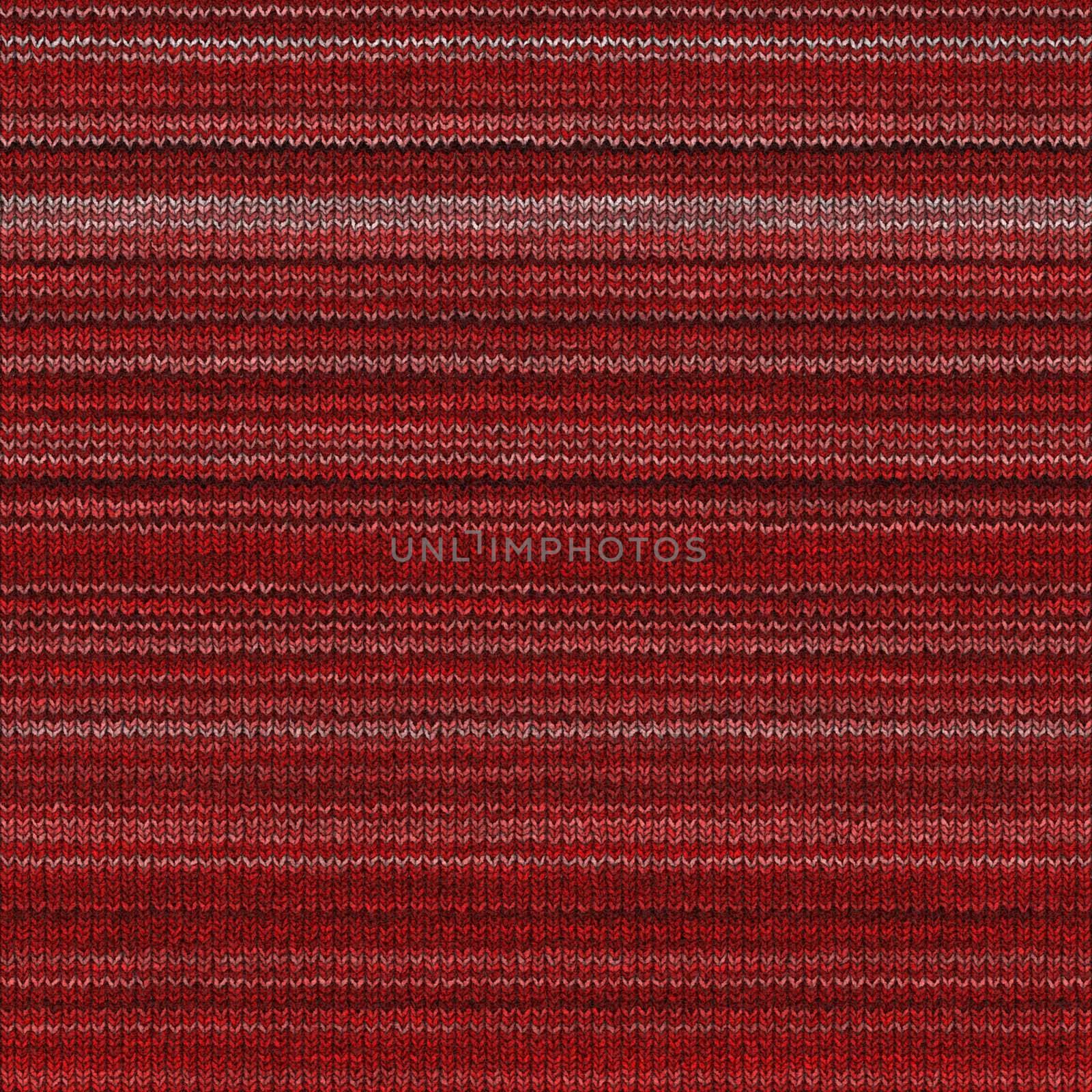 red striped knitwork pattern by weknow