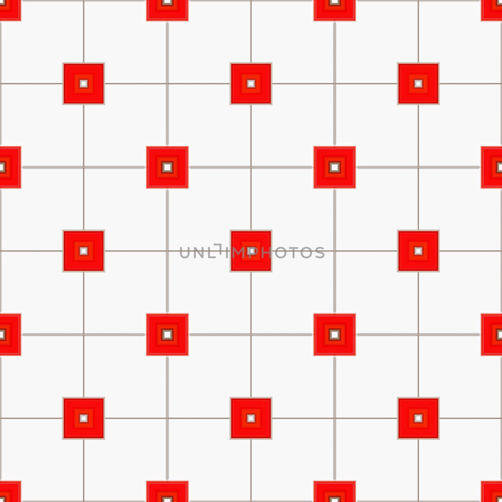  red squares pattern by weknow
