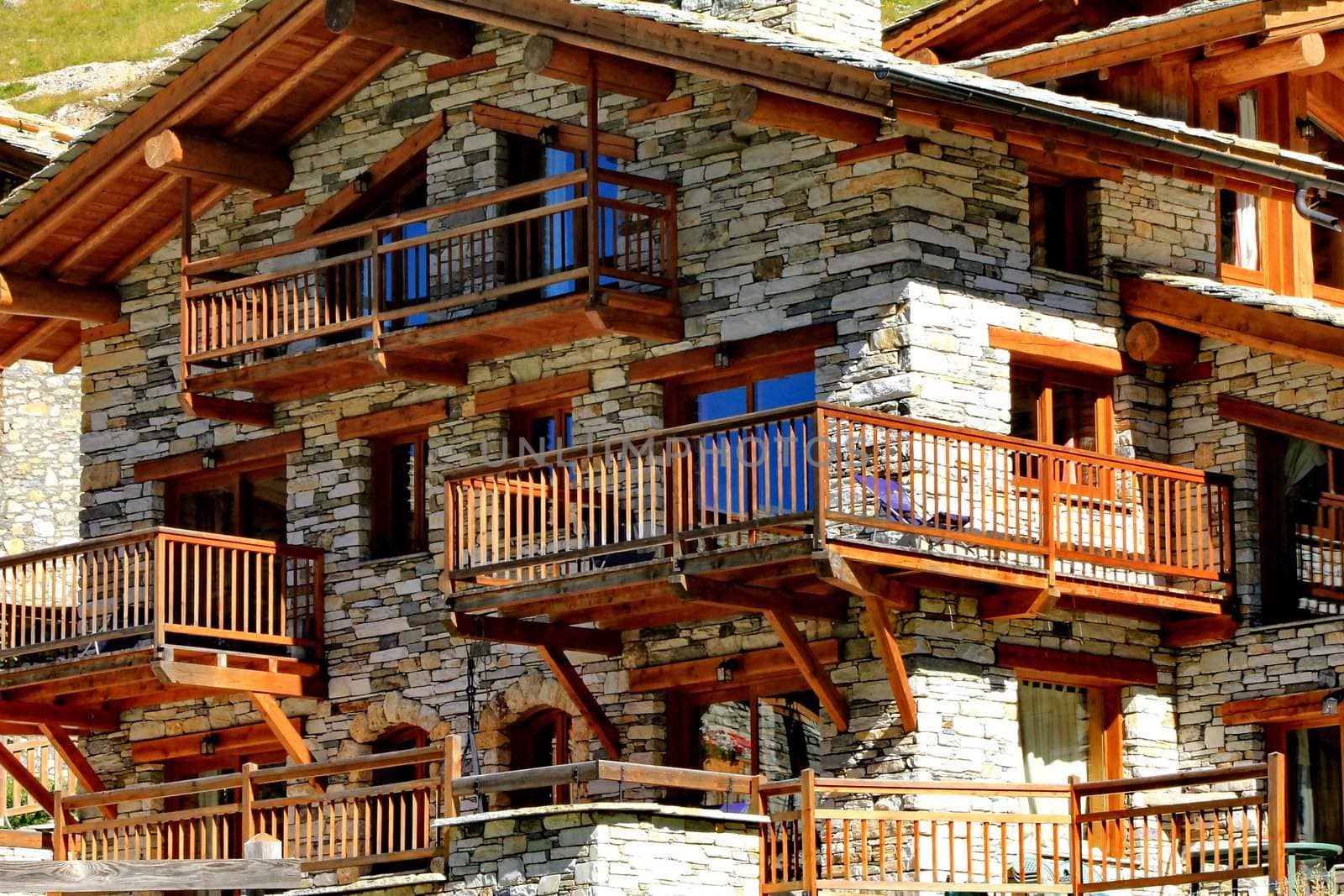chalet brown in Val d'is�re, France