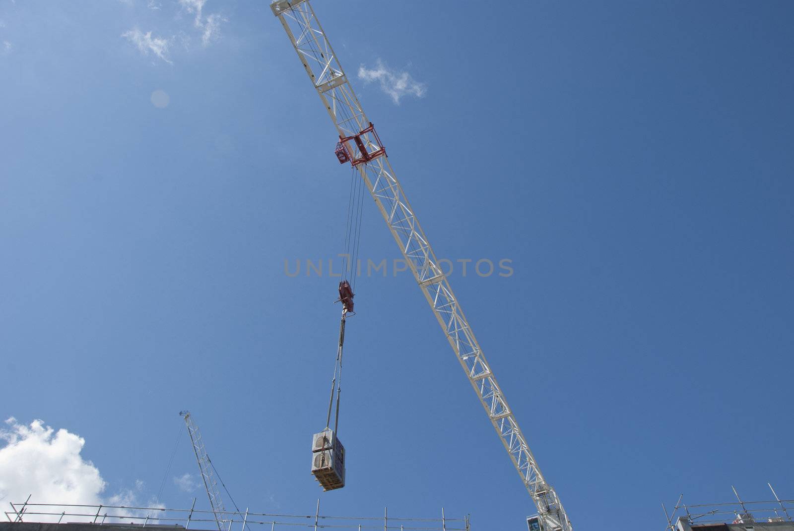White Tower Crane by d40xboy