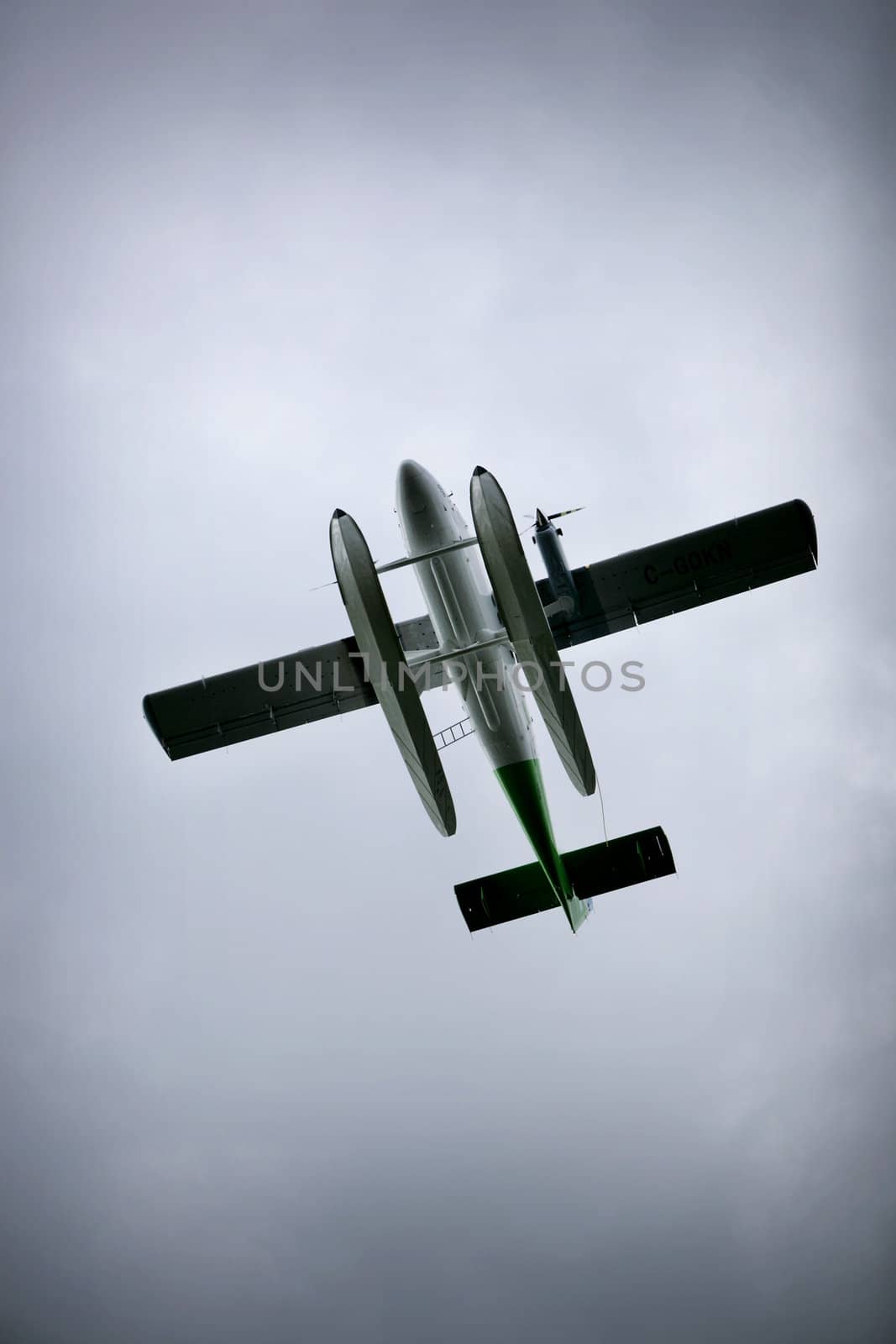 Sea plane from underneath