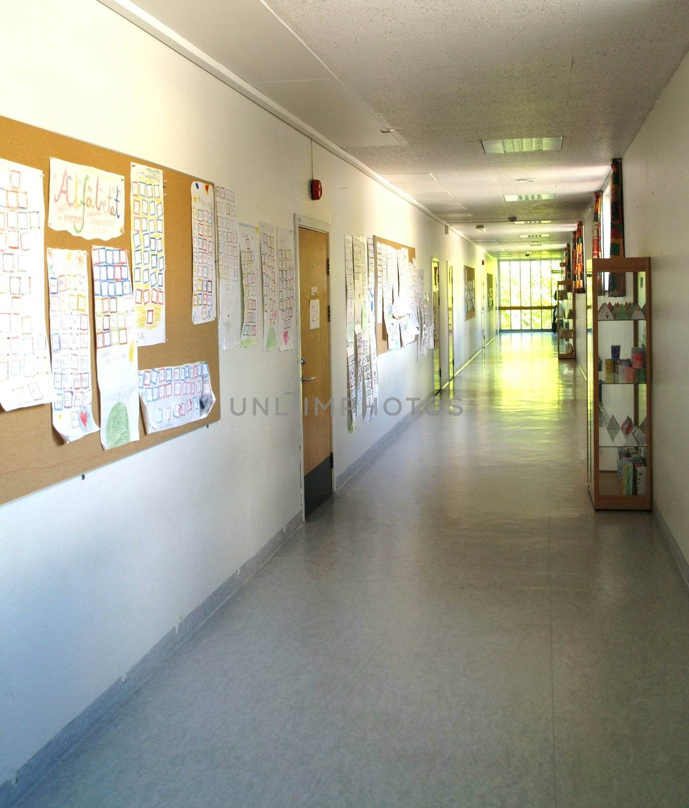 school corridor