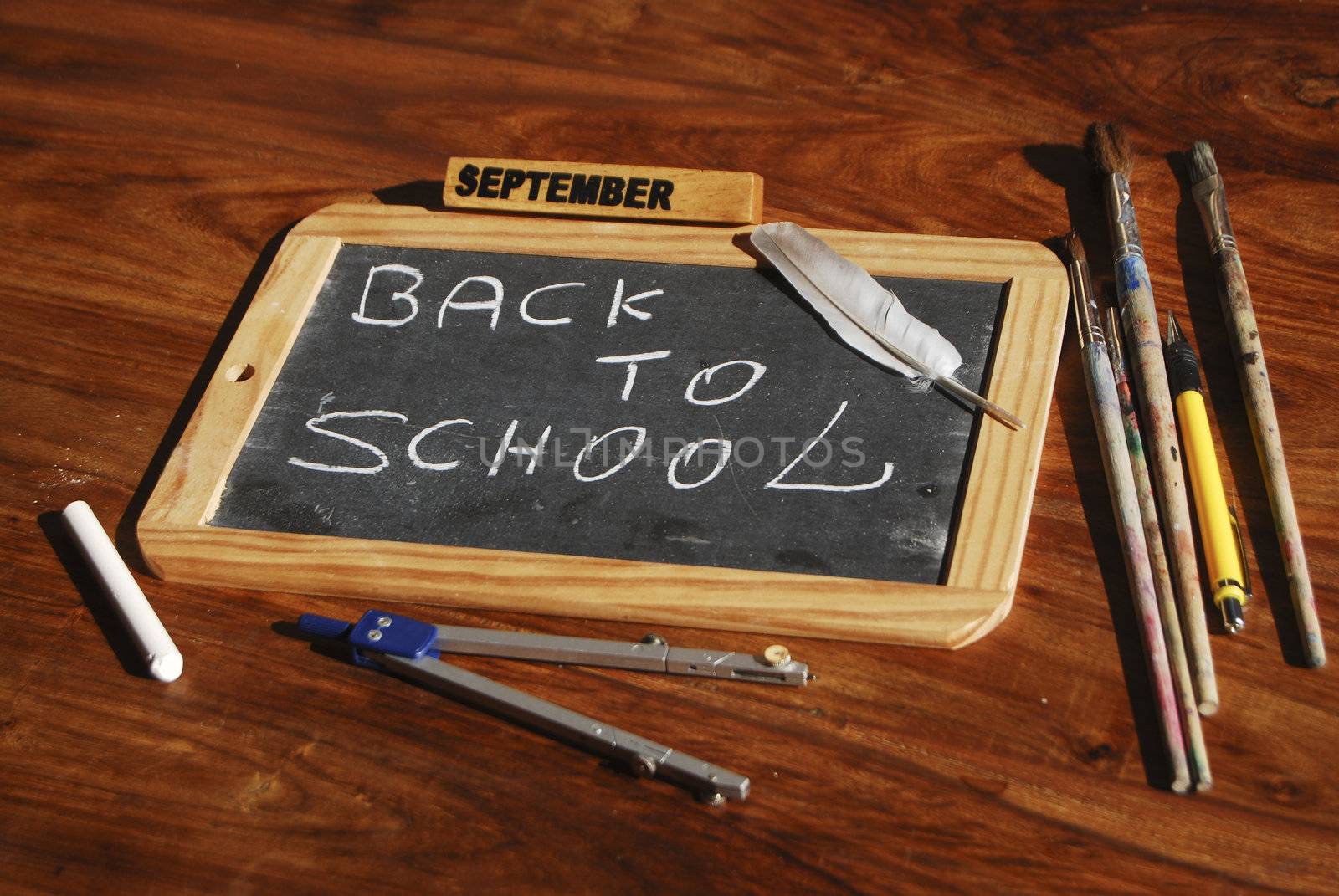 September.back to school. Conceptual image