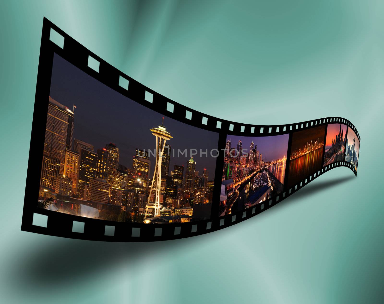 Cityscape filmstrip by neelsky