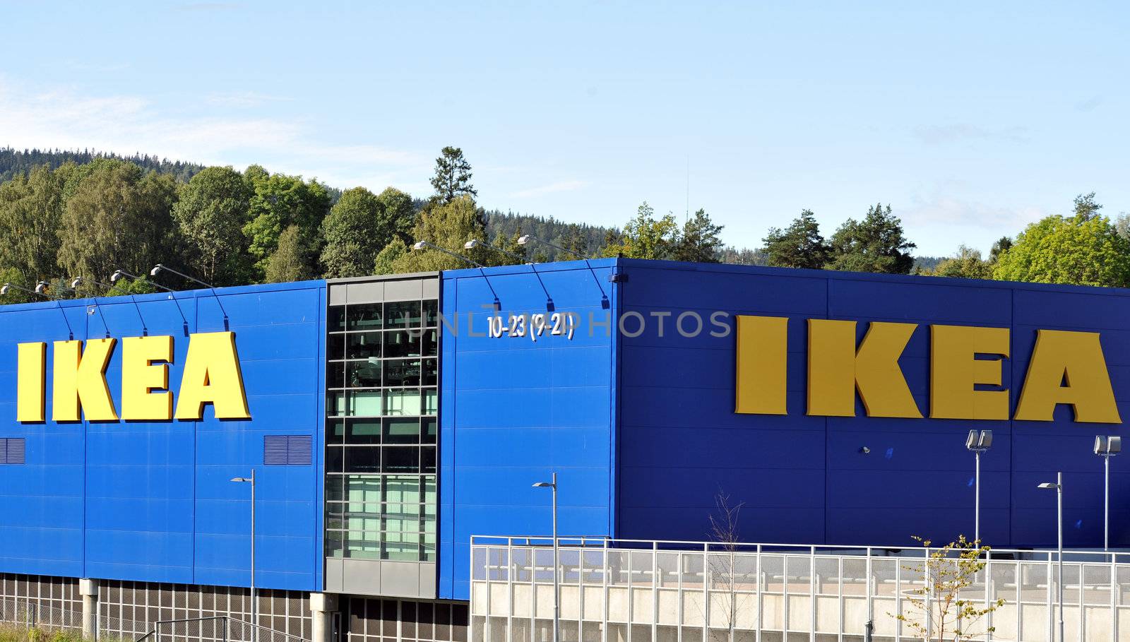 Ikeas megastore at Slependen Norway