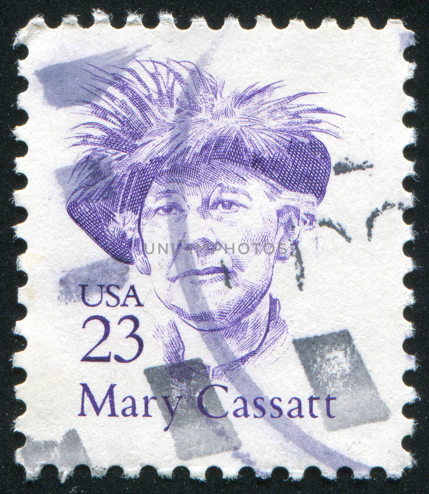 UNITED STATES - CIRCA 1986: stamp printed by United states, shows Mary Cassatt, circa 1986