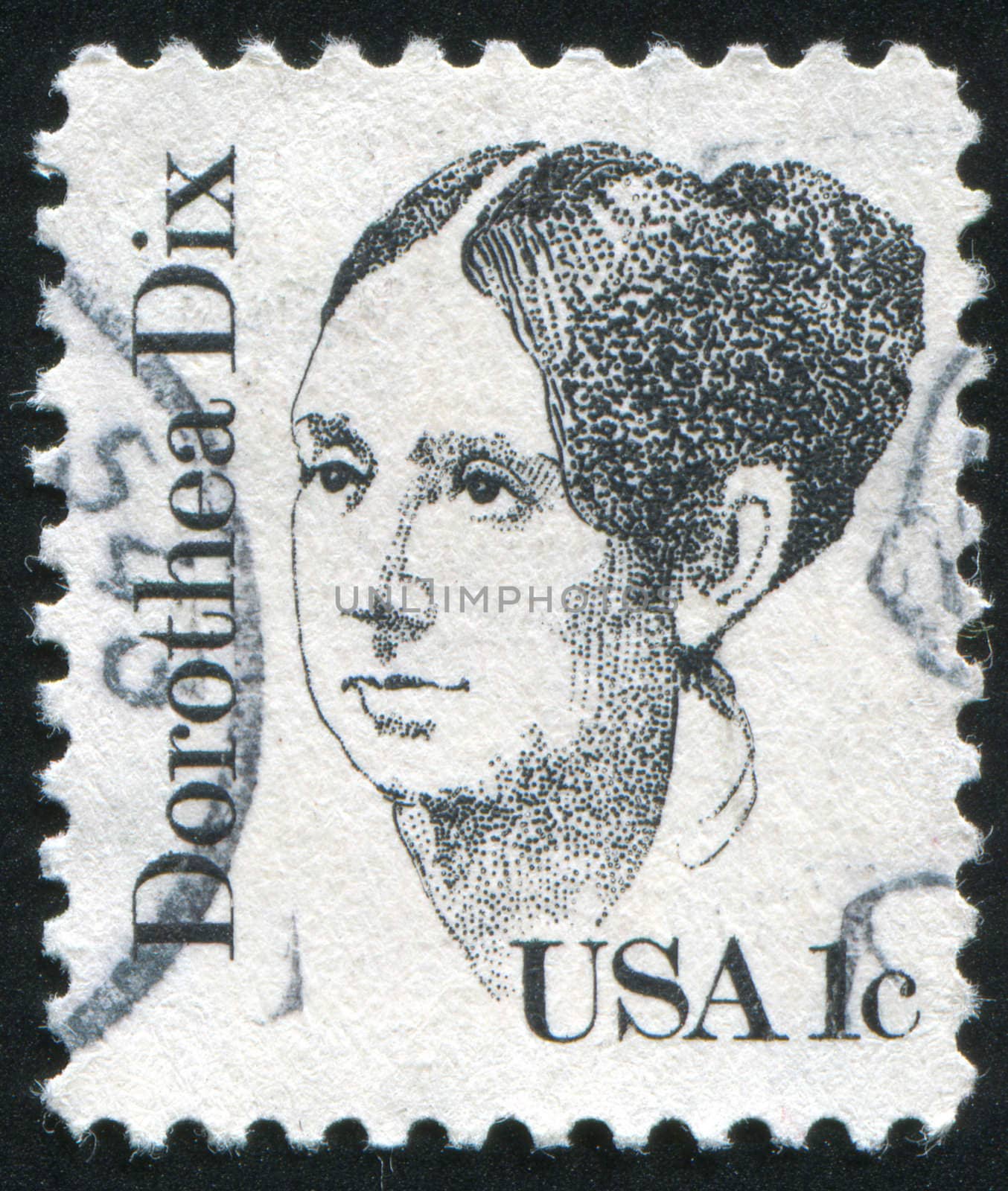 UNITED STATES - CIRCA 1980: stamp printed by United states, shows Dorothea Dix, circa 1980