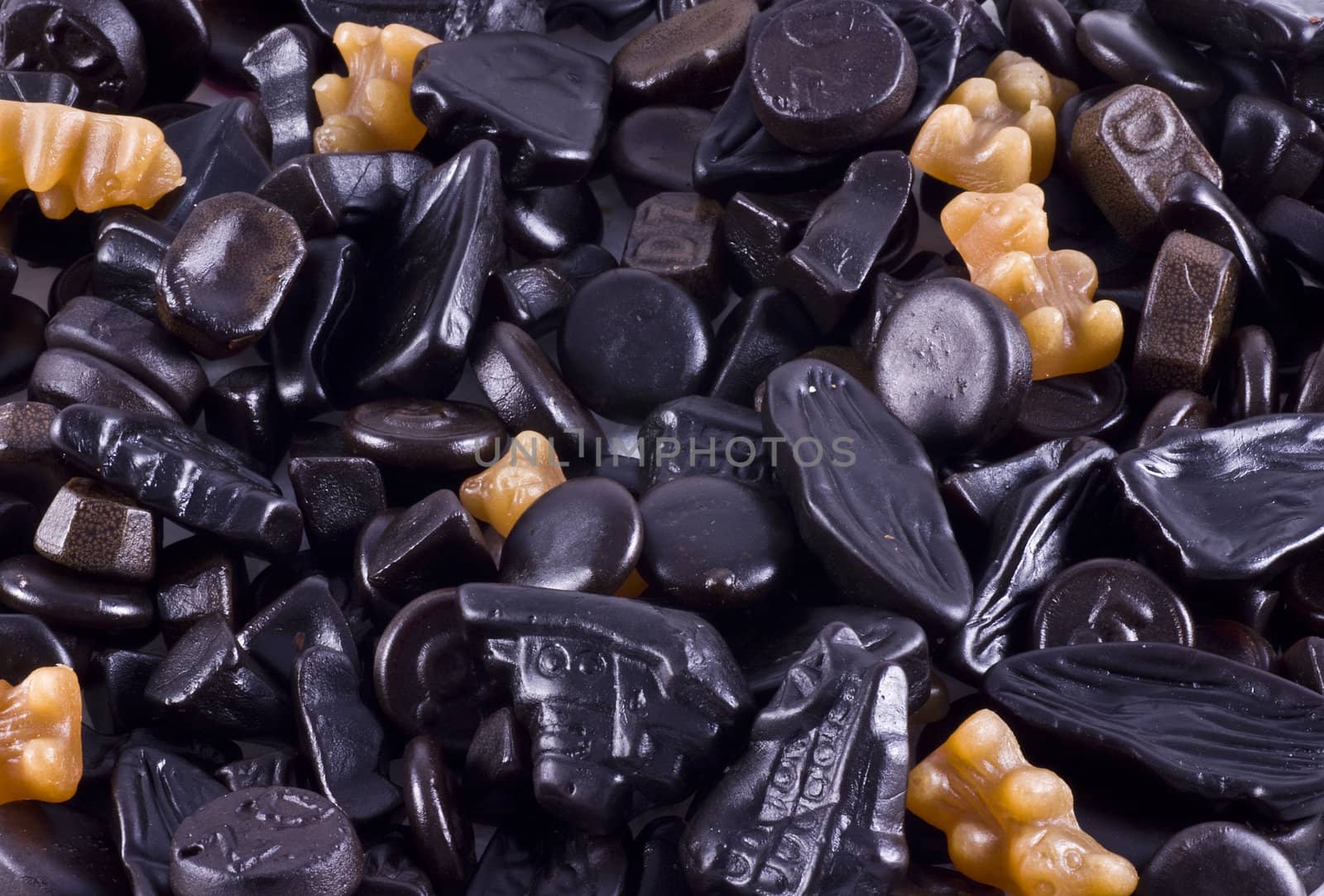 Liquorice, a typical dutch kind of candy.