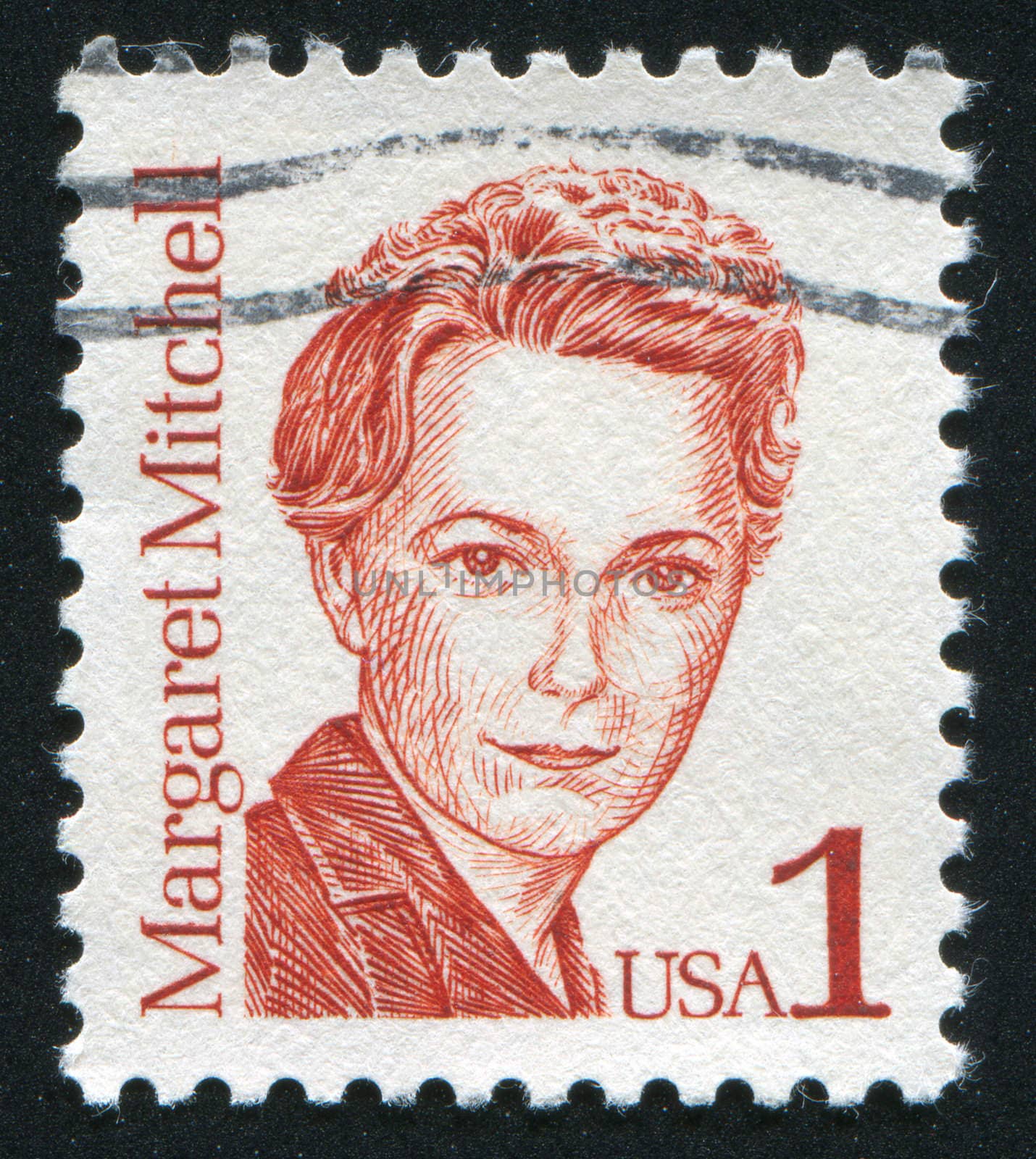 UNITED STATES - CIRCA 1986: stamp printed by United states, shows Margaret Mitchell, circa 1986