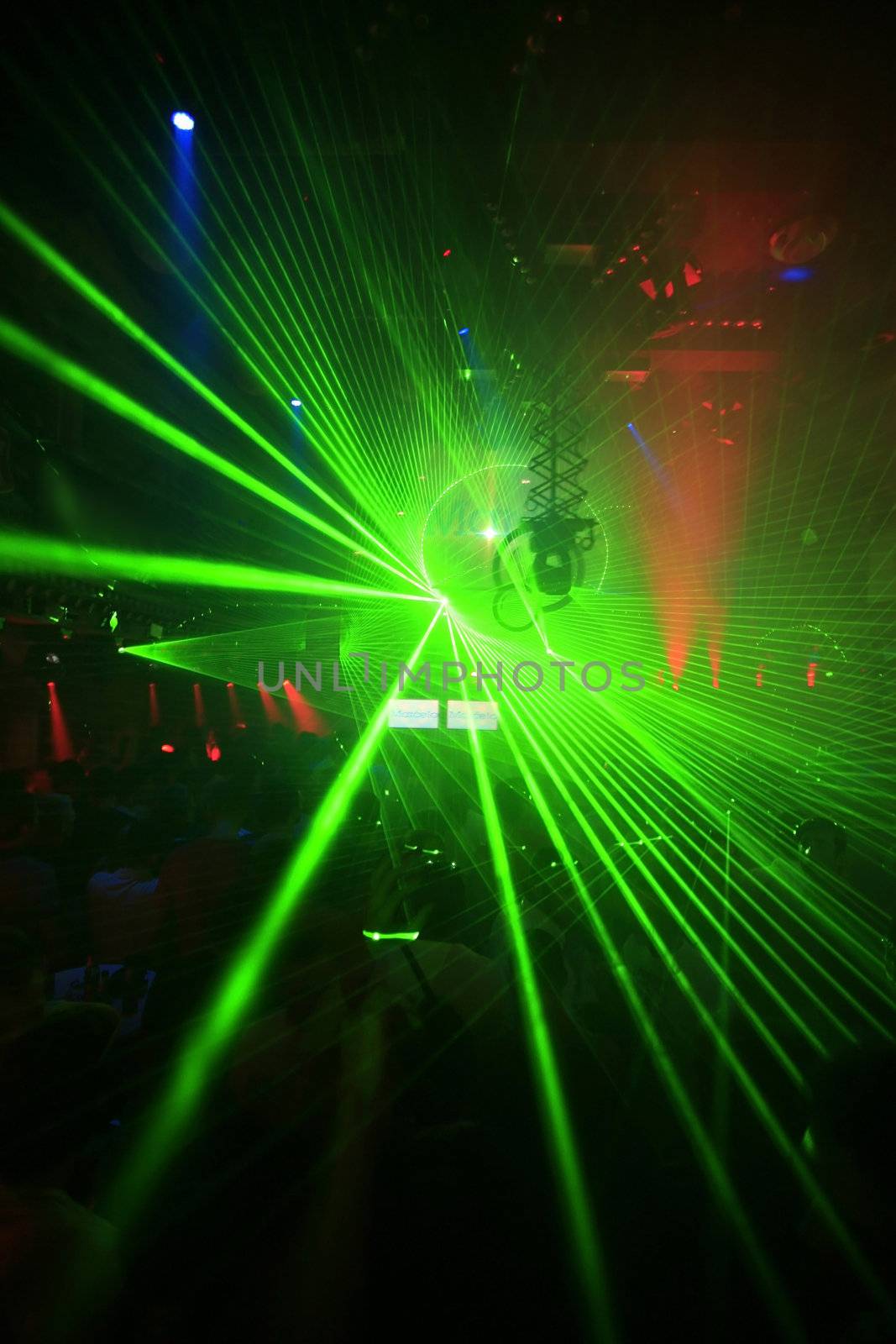 Night Club Music Event Party Laser Lights Background