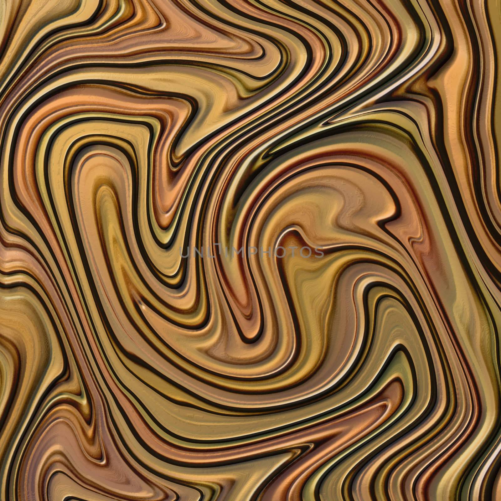 A Swirling Metallic Abstract Background