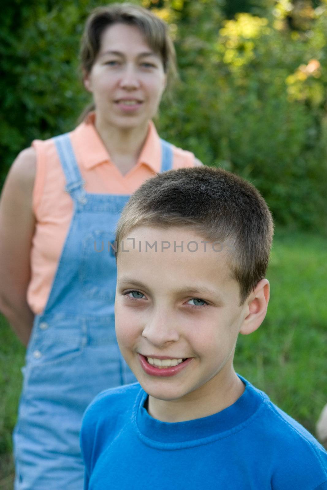 smiling boy by agg