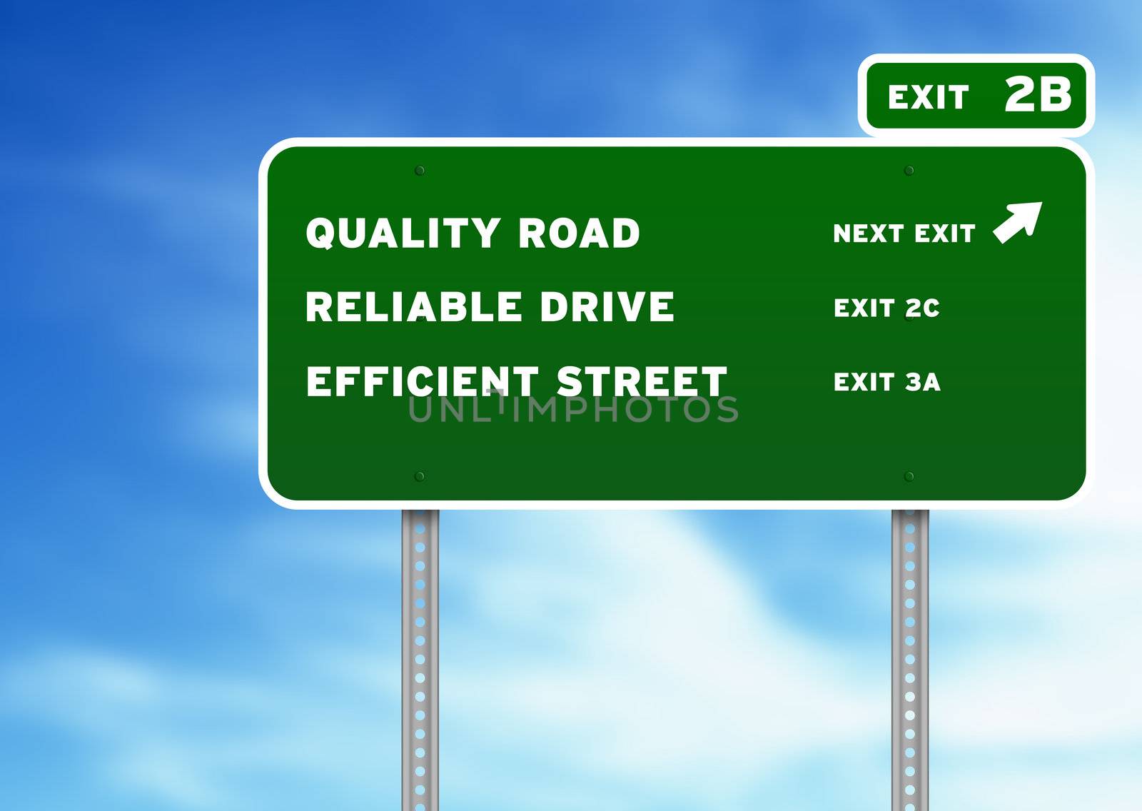 Quality, Reliable, Efficient Highway Sign by kbuntu