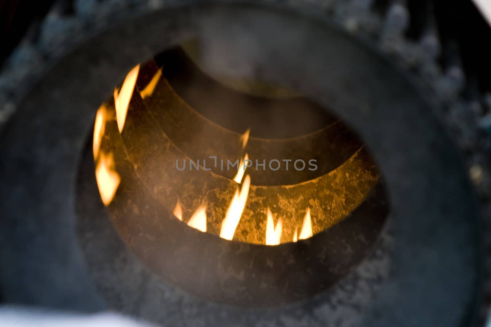 image of an oven used for cooking peppers in spain