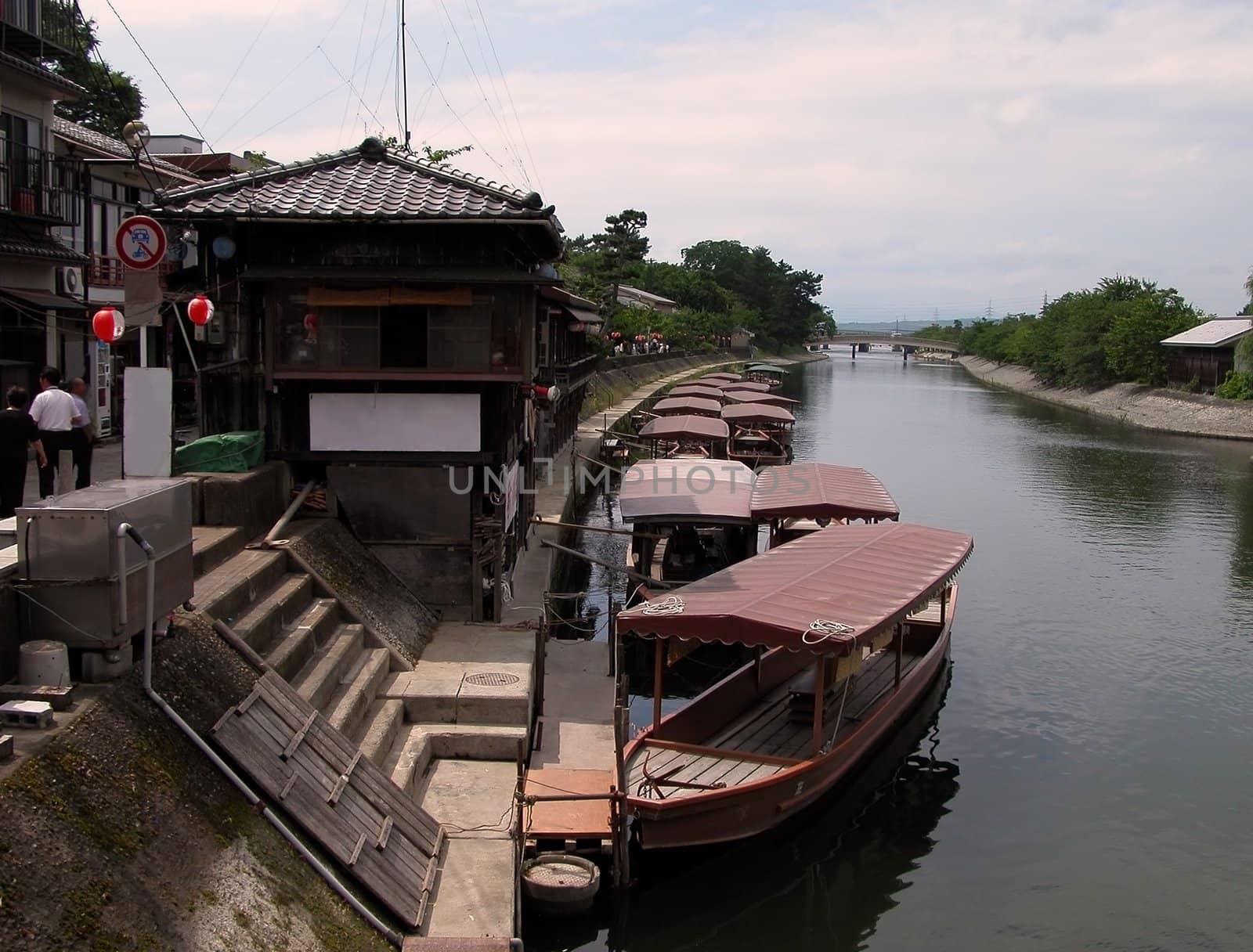  Aspect from a rural touristic Japanese area in Uji-a famous tea culture region.         