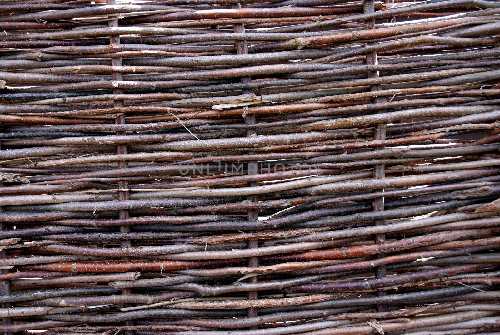 Woven fencing panels