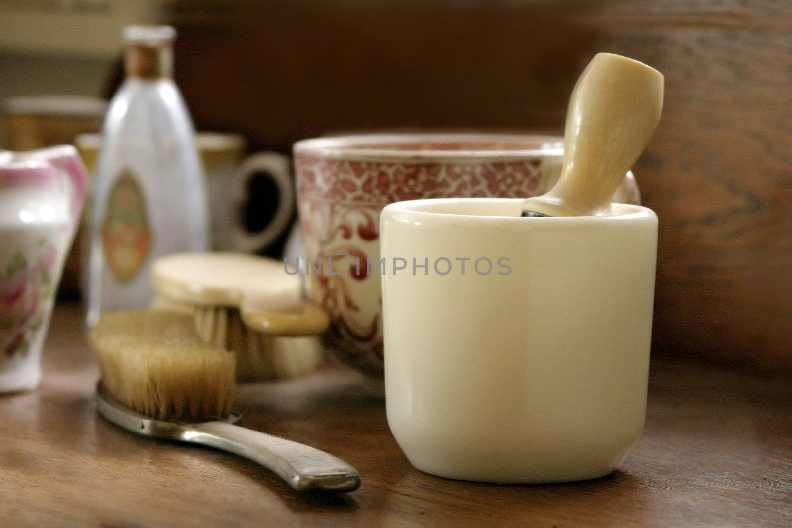 Antique barber shop tools photo by Markjay