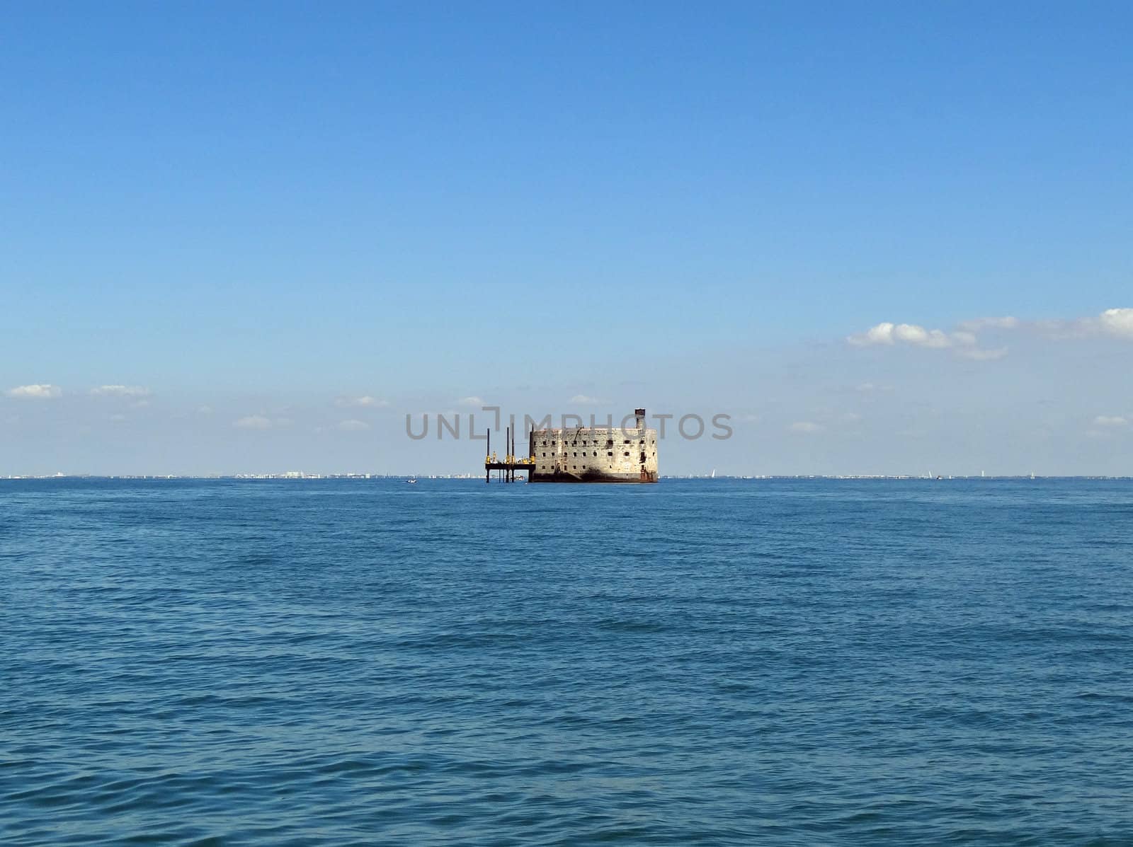 Fort Boyard on Oleron island in France