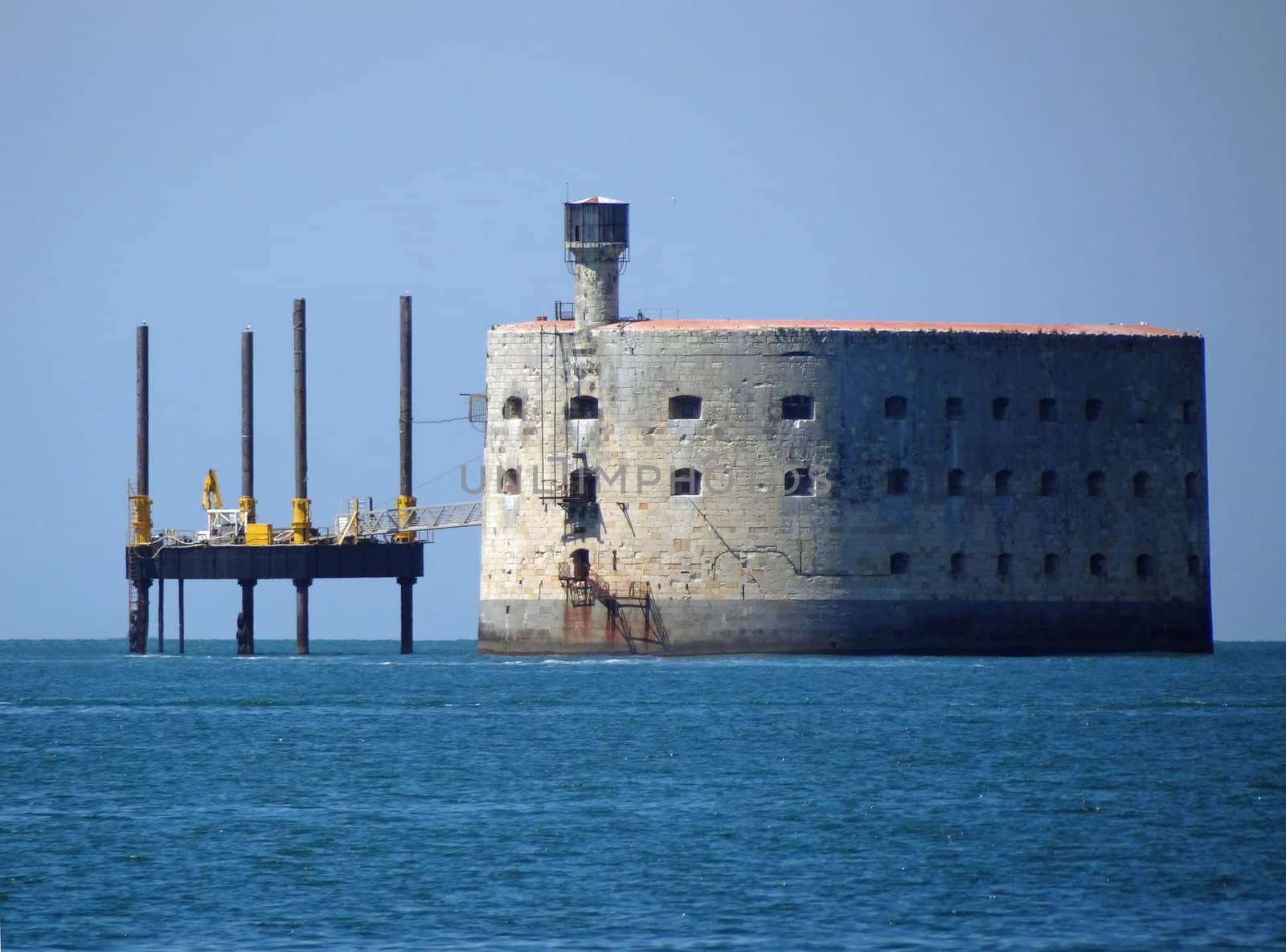 Fort Boyard on Oleron island in France