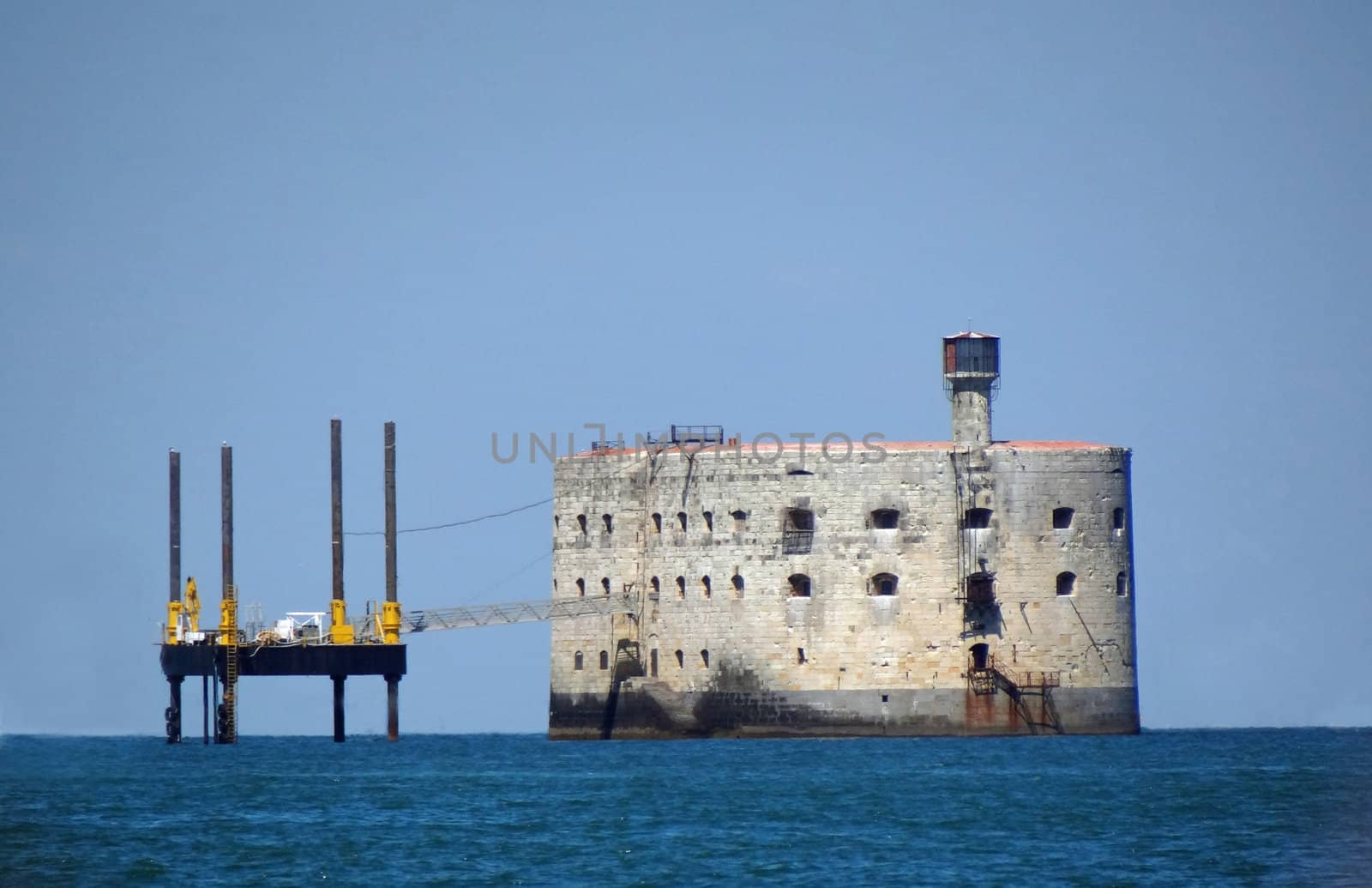 Fort Boyard on Oleron island in France