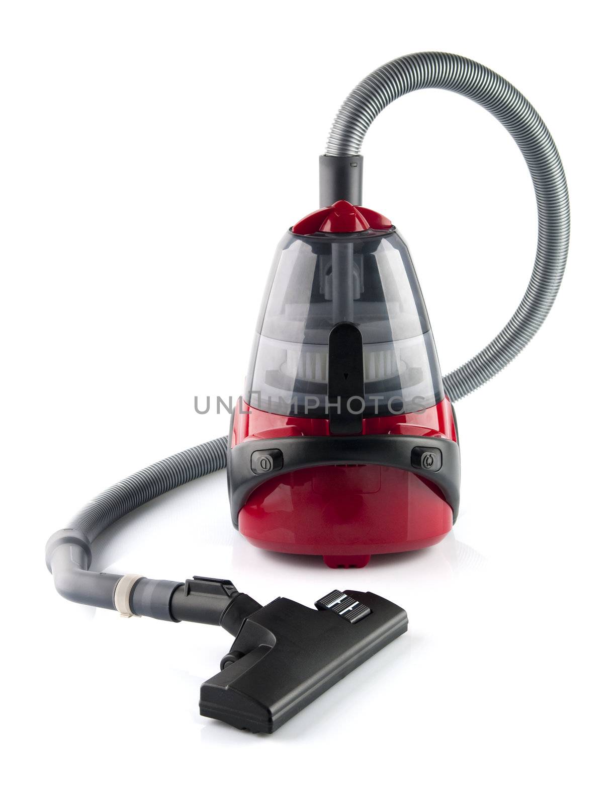 Vacuum cleaner on white background
