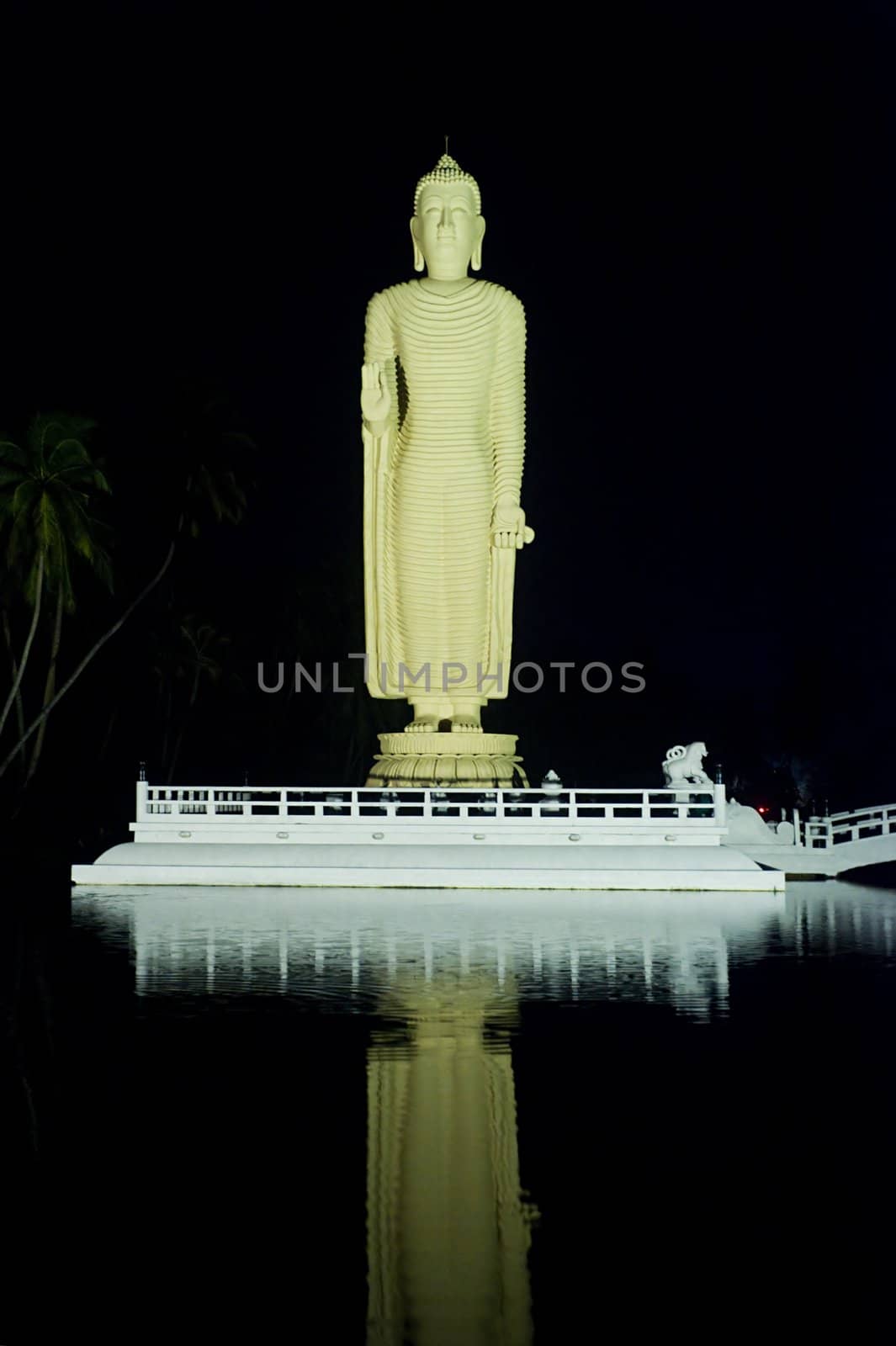 Buddha statue in Hikkaduwa, Sri Lanka