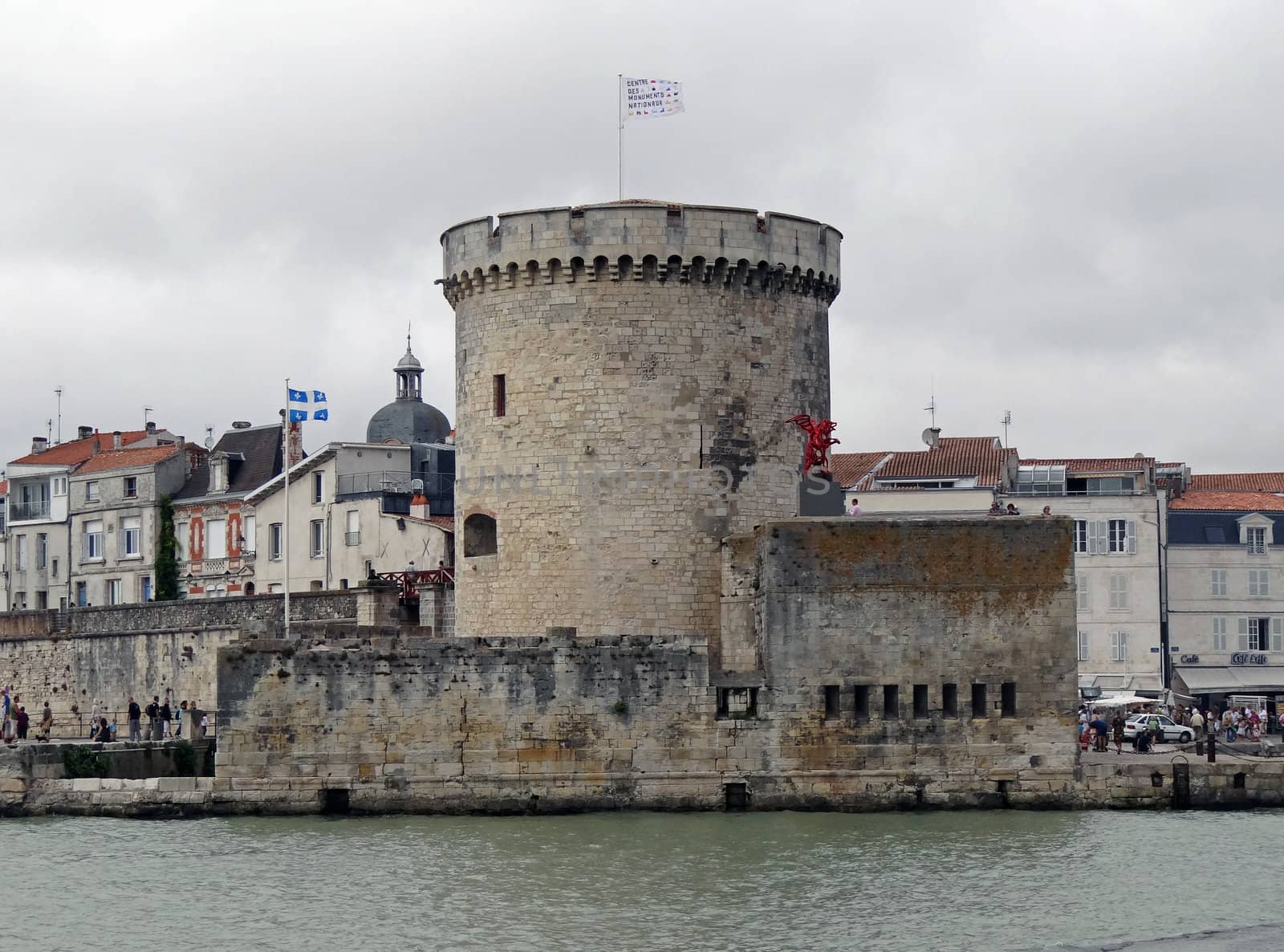 Chain tower in La Rochelle, France