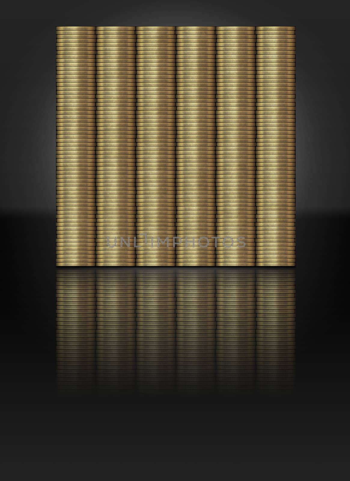 rows of coins money by clearviewstock