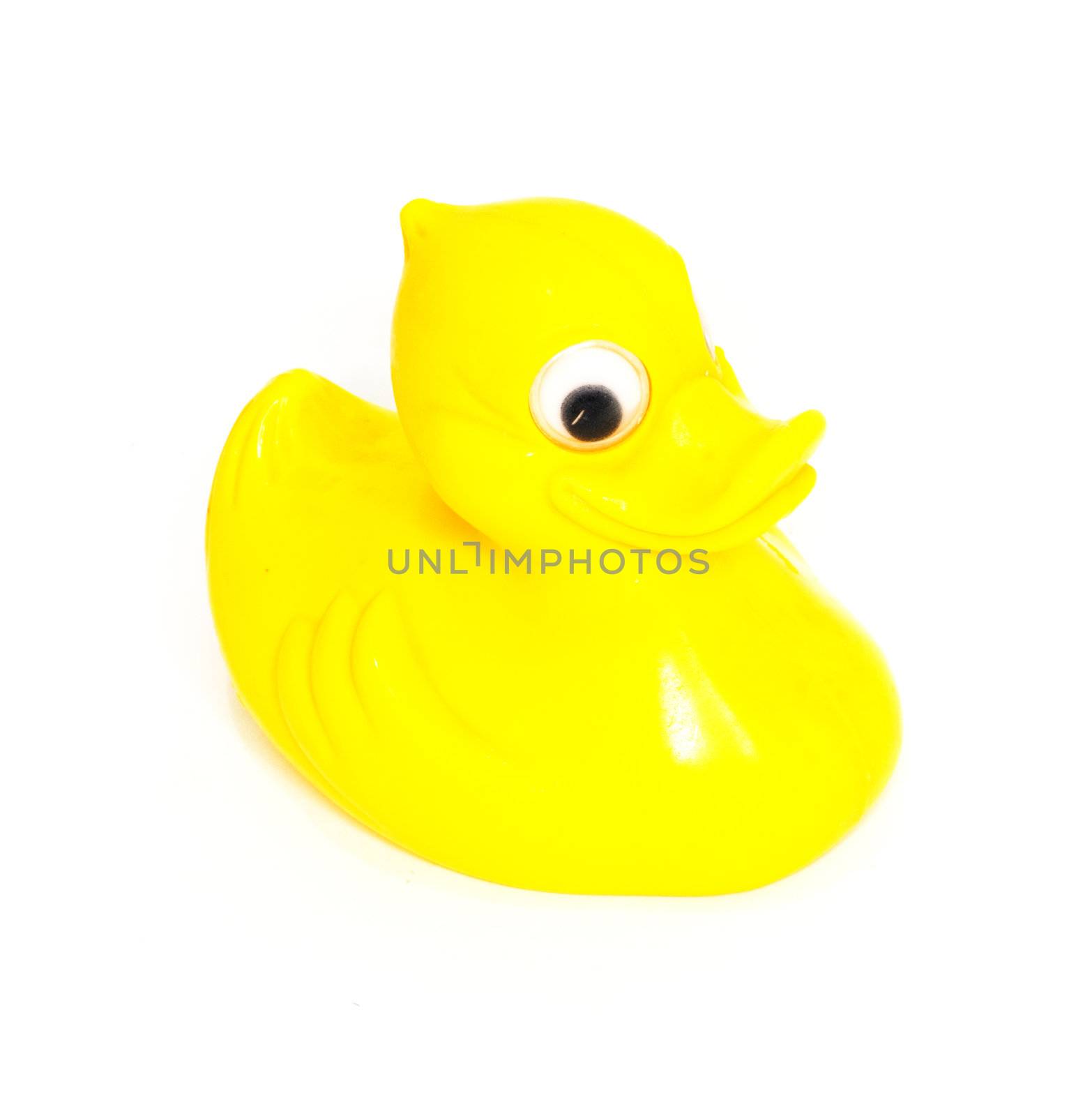 Plastic yellow duck toy 