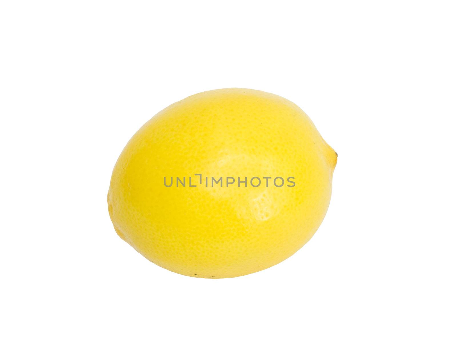 Lemon on a white background 